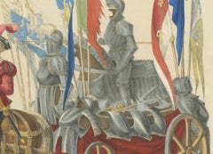 Triumphal Chariot – A Grand Display of Conquered Armor and Banners, 1855