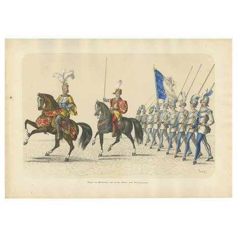 Triumphal March – Caspar von Hertenstein Leading the Lucerne Regiment, 1855