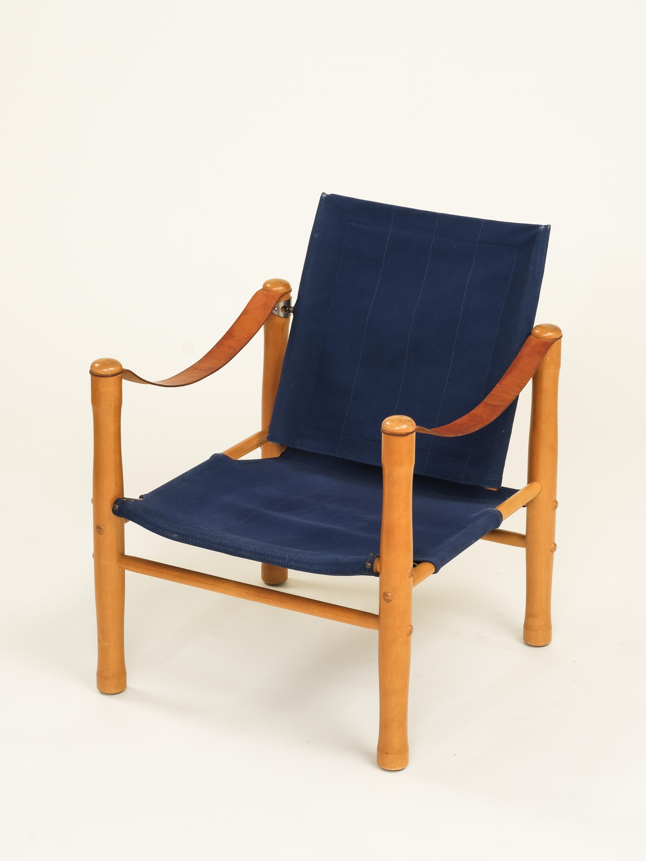 Sillón Safari 'Trivia' de Elias Svedberg para Nordiska Kompaniet, años 50 Escandinavo moderno en venta