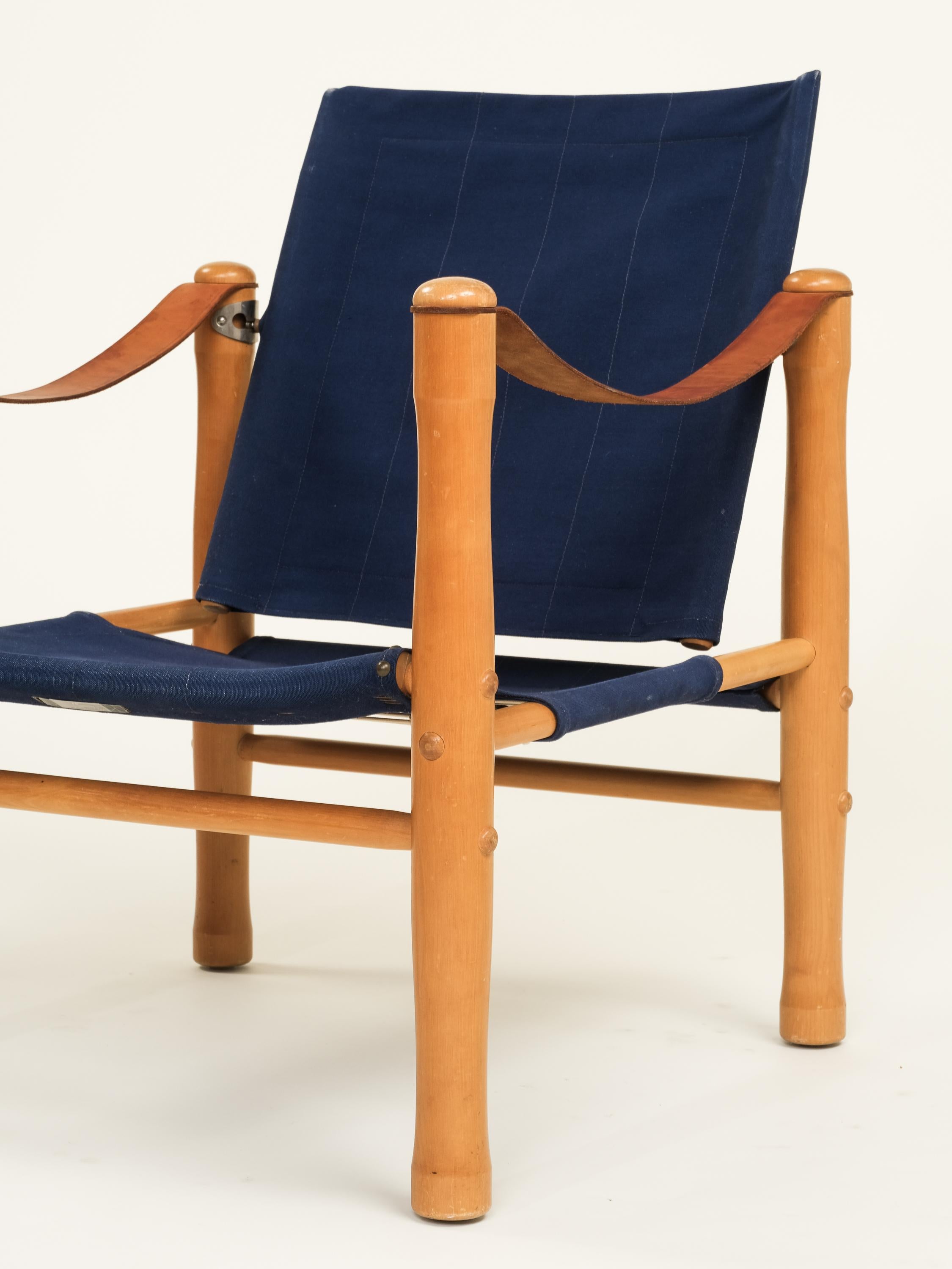 Sillón Safari 'Trivia' de Elias Svedberg para Nordiska Kompaniet, años 50 Sueco en venta