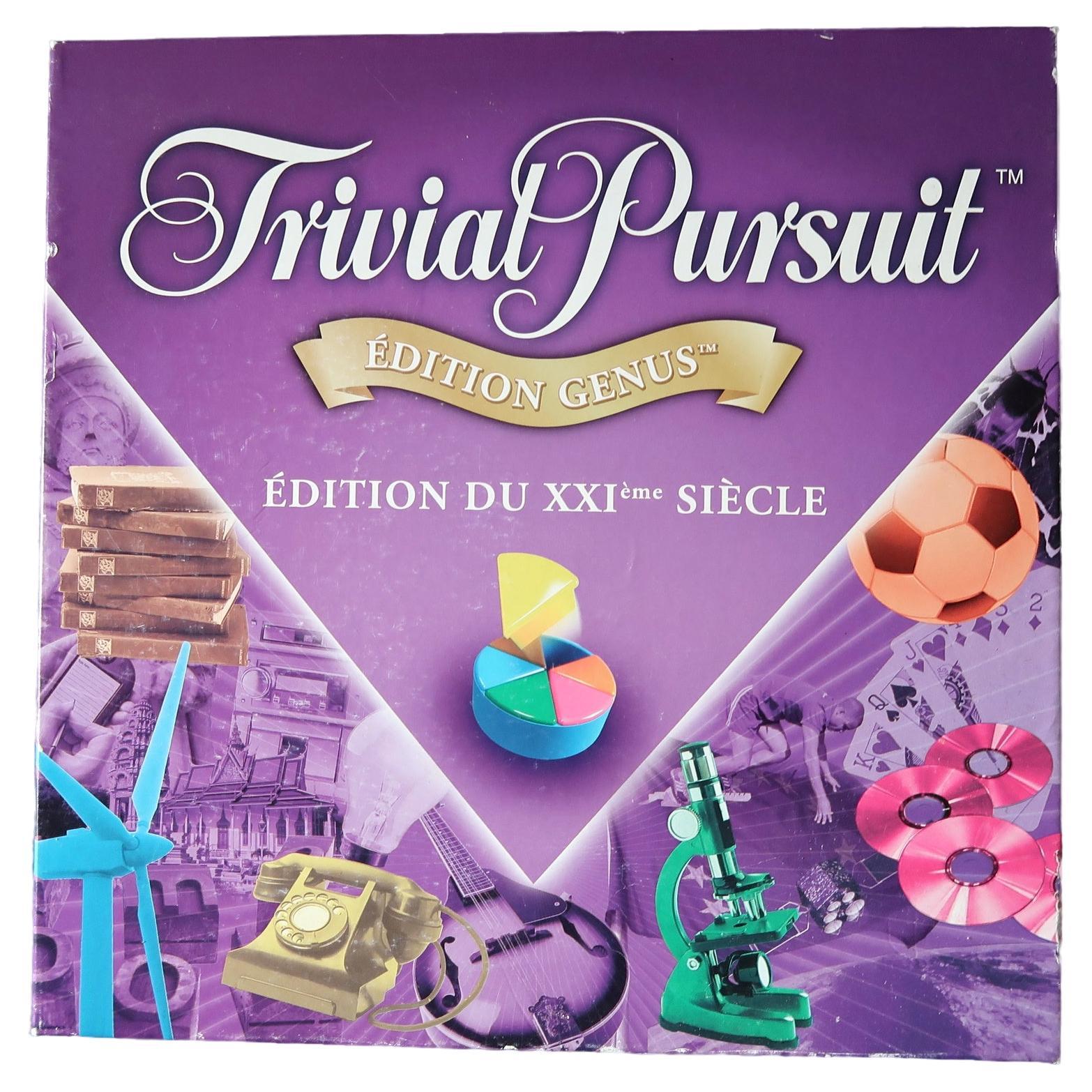 Trivial Pursuit Edition Genus - French Table Game of Knowledge and Fun - 2C03 For Sale
