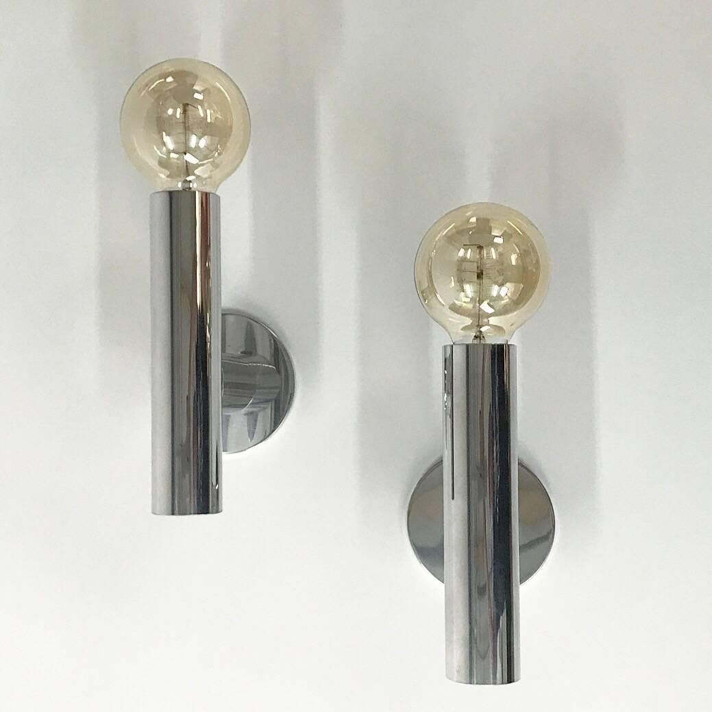 Trix and Robert Haussmann Wall Lights by Swiss International In Excellent Condition In Haderslev, DK