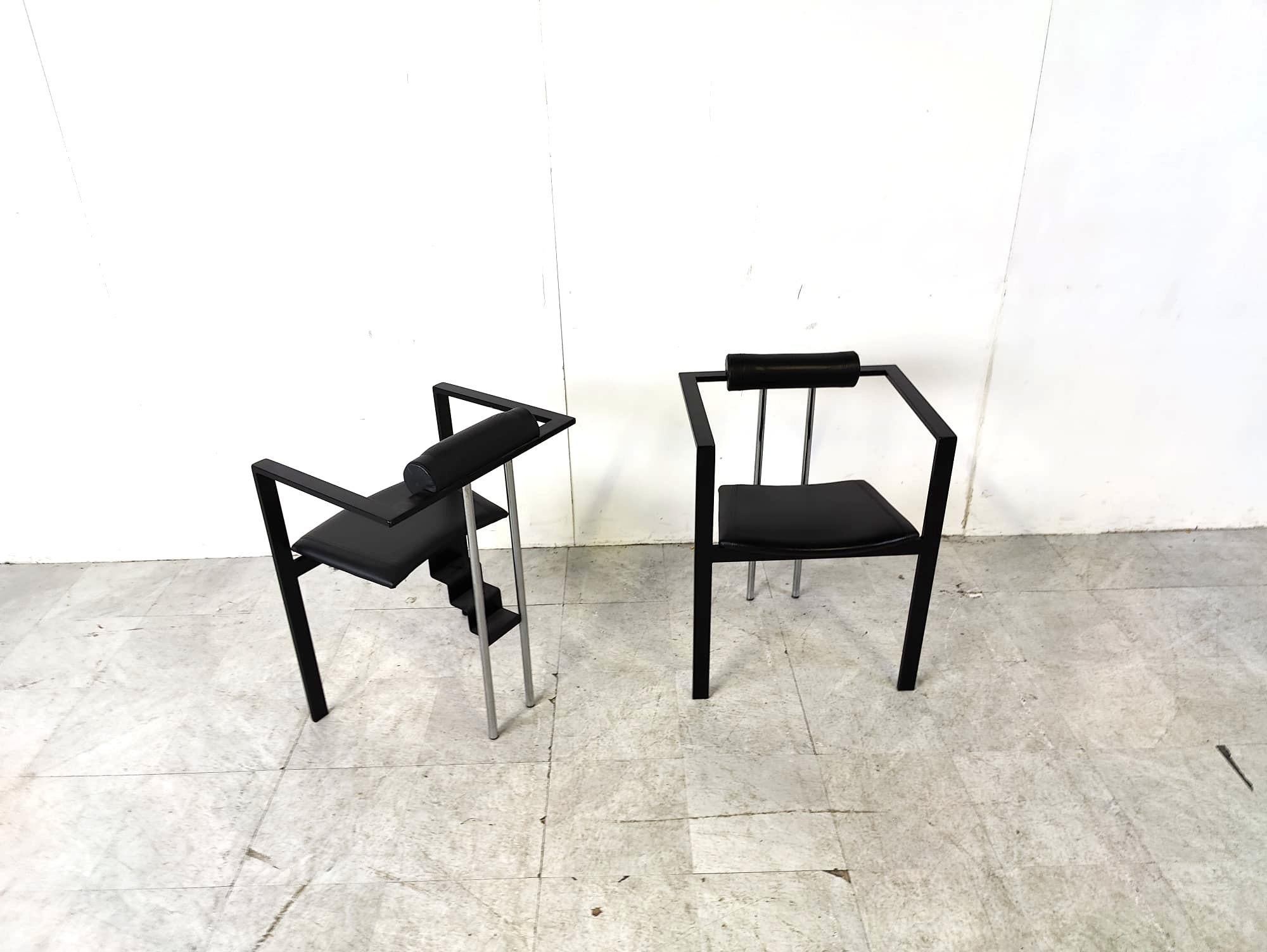 Post-Modern Trix Dining Chairs by Karl Friedrich Förster for KFF, 1980s, Set of 4 