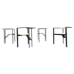 Trix Dining Chairs by Karl Friedrich Förster for KFF, 1980s, Set of 4