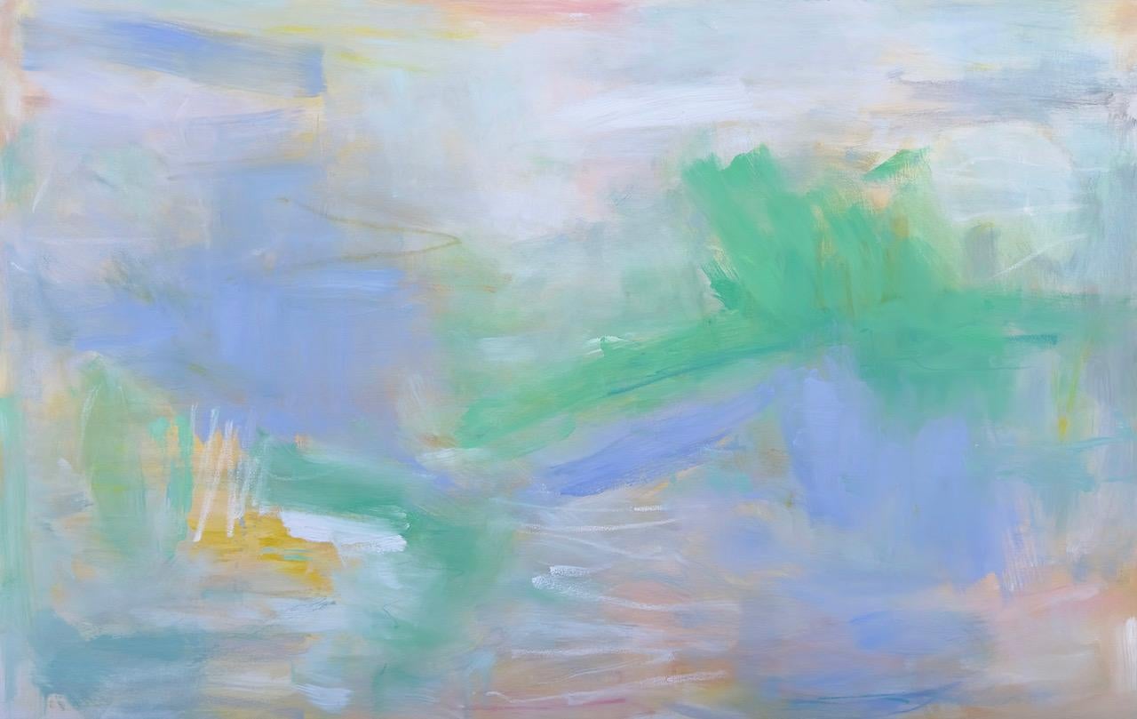 Laguna 2, Pittura, Olio su tela - Painting di Trixie Pitts