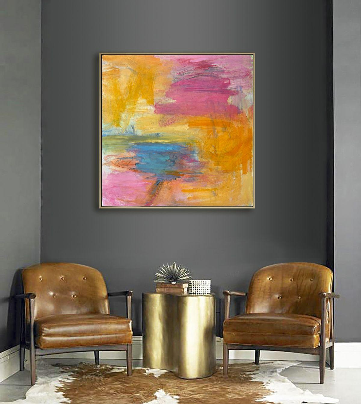 Oasi, Pittura, Olio su tela in vendita 1