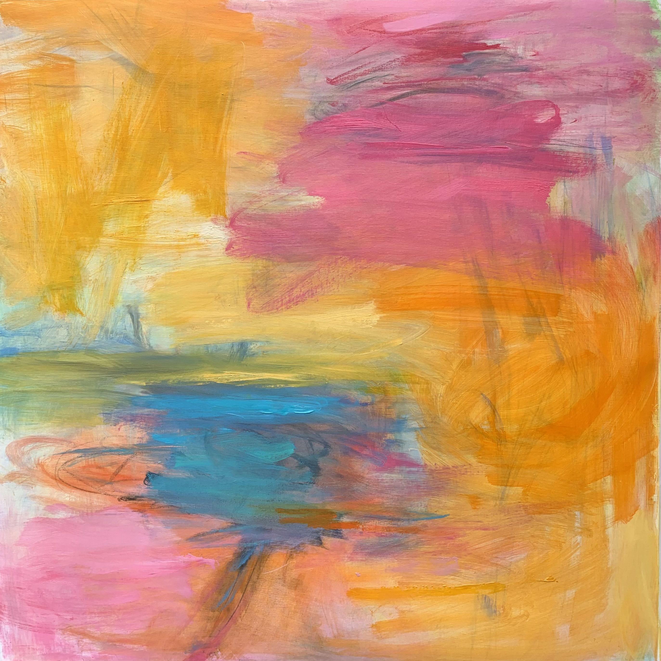 Oasi, Pittura, Olio su tela - Painting di Trixie Pitts