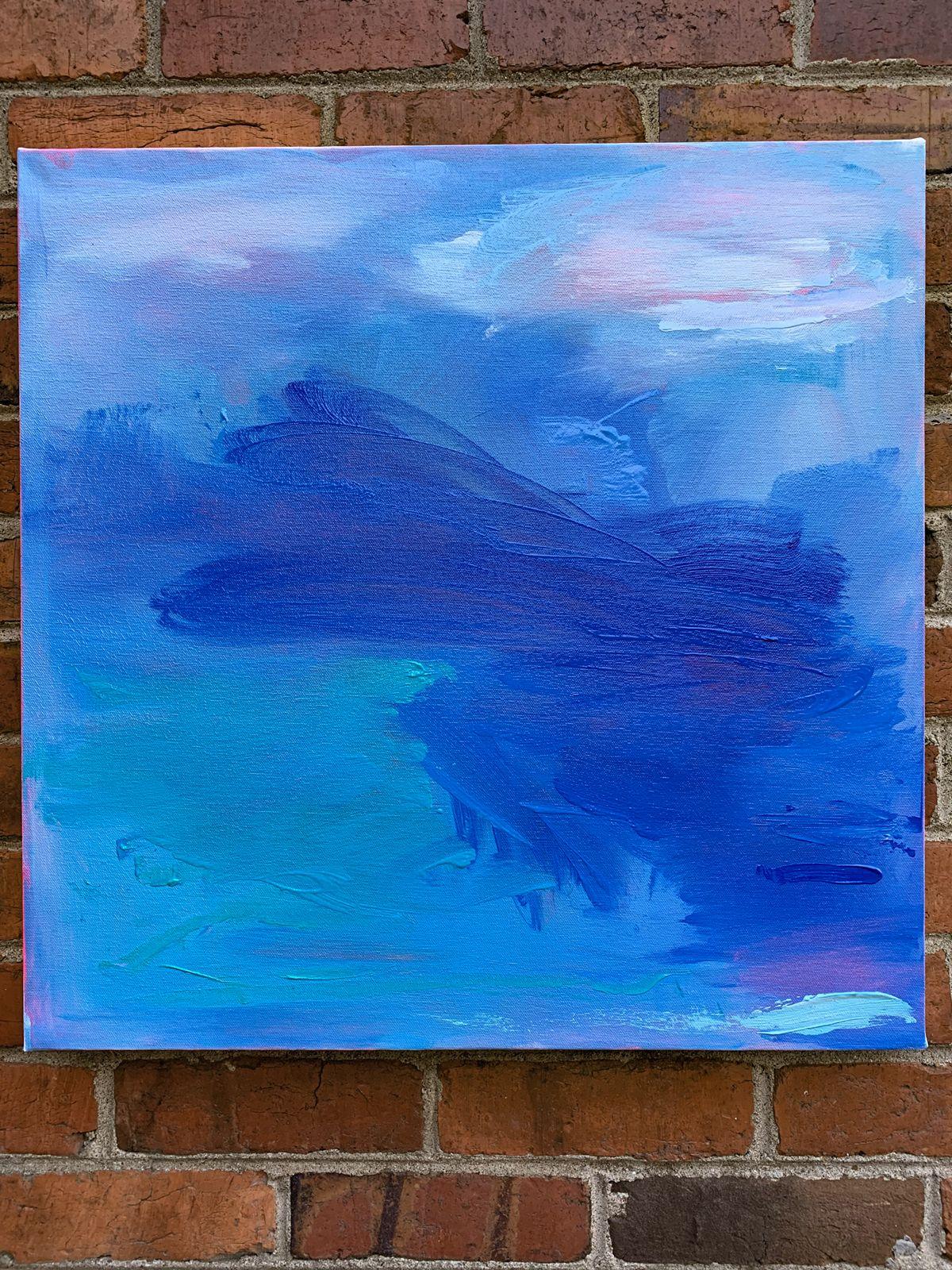 Rip Tide, Pittura, Olio su tela - Painting Espressionismo astratto di Trixie Pitts