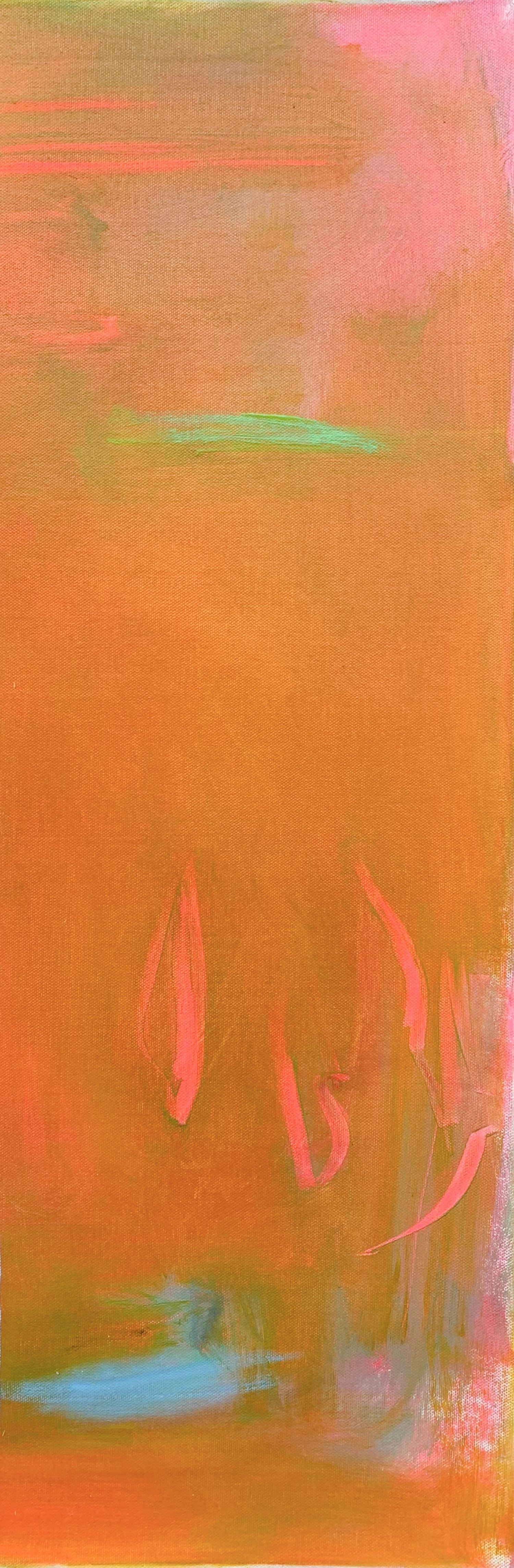 Battello a vapore, Pittura, Olio su tela - Painting di Trixie Pitts