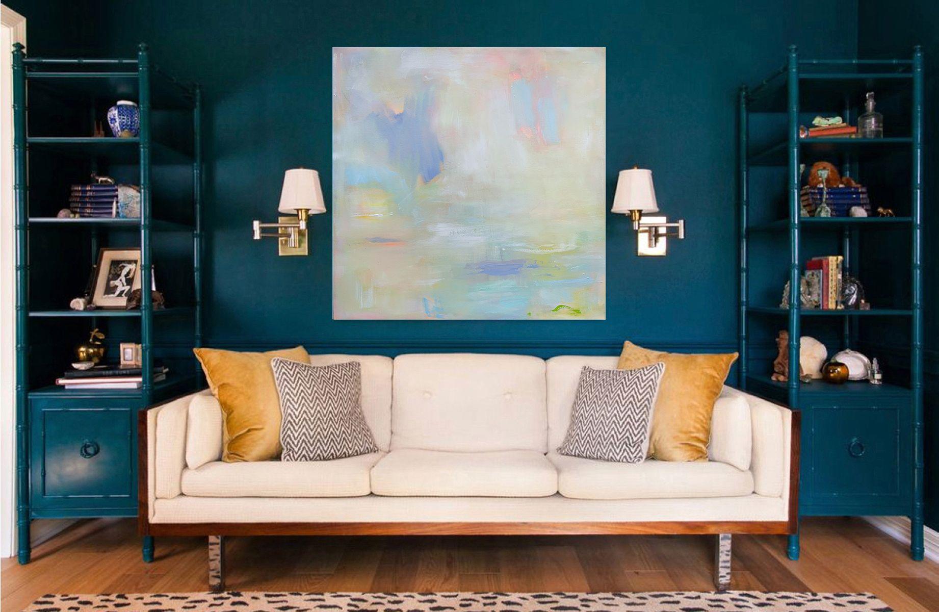 Il mistico, Pittura, Olio su tela in vendita 1