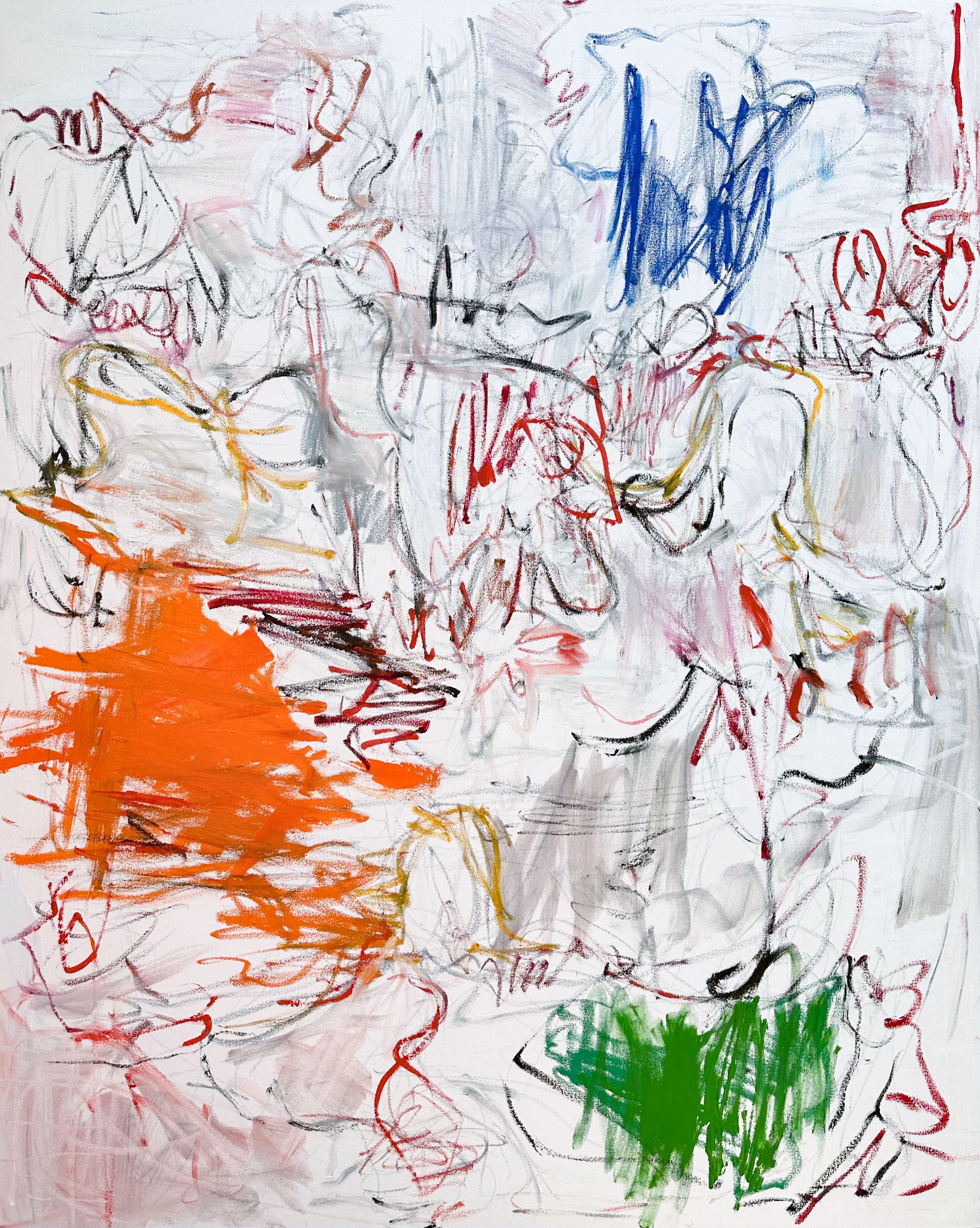 Abstract Painting Trixie Pitts - Protection des consciences, peinture à l'huile sur toile