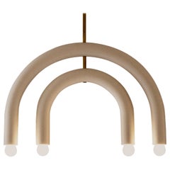 TRN ceramic ceiling light, E3 / Bone