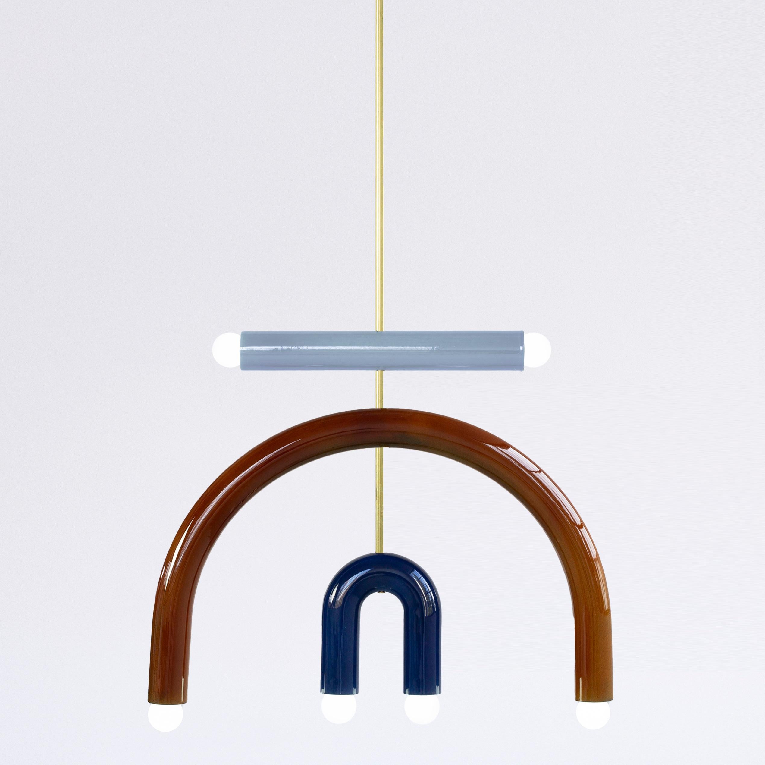 Polish TRN ceramic ceiling light, model F3 For Sale