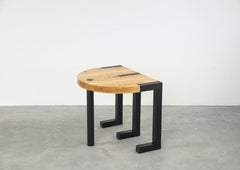 Tavolino TRN in Wood Wood, colorato a mano, Modello 3