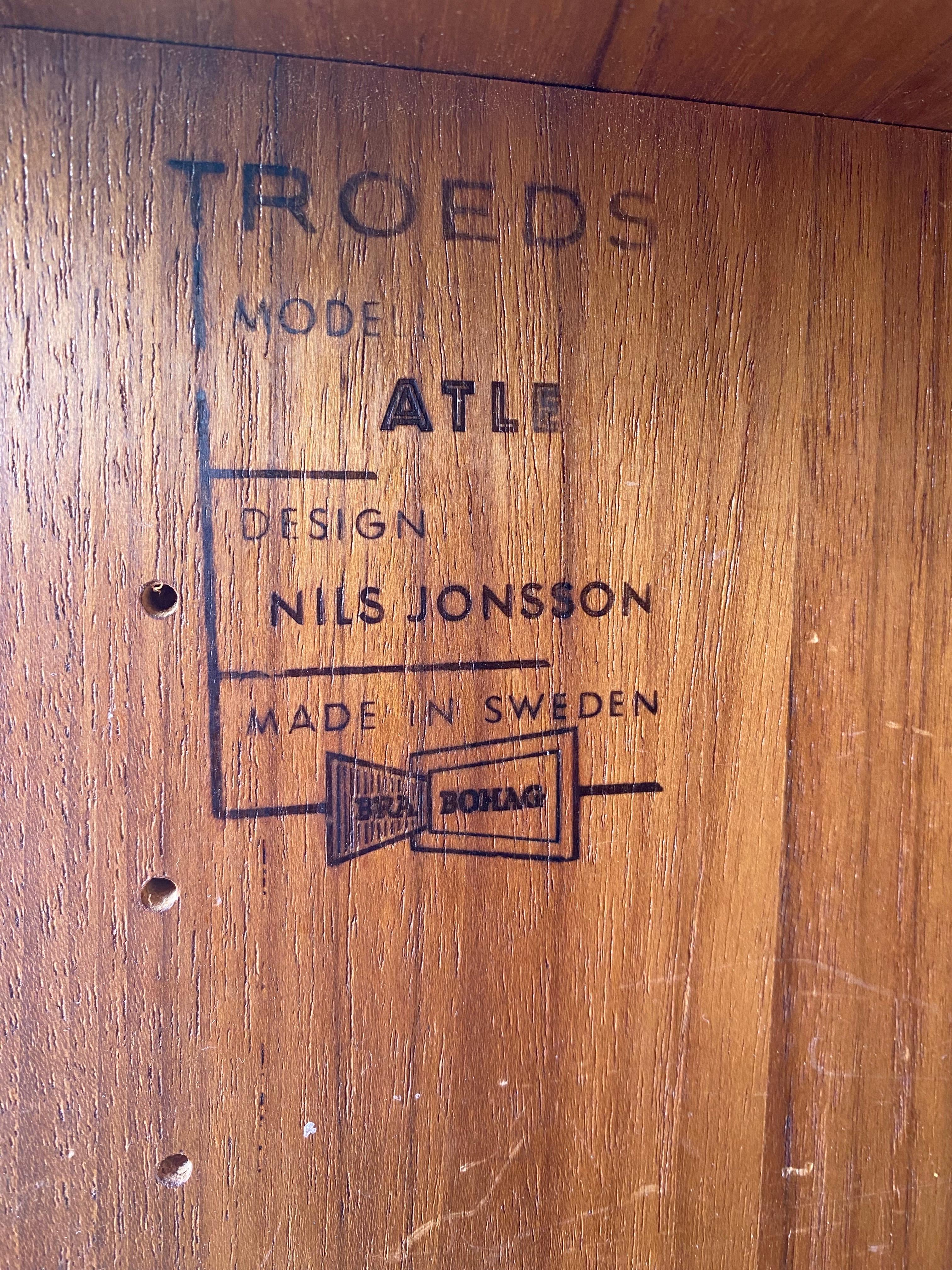 Troeds Solid Teak Cabinet by Nils Jonsson 1
