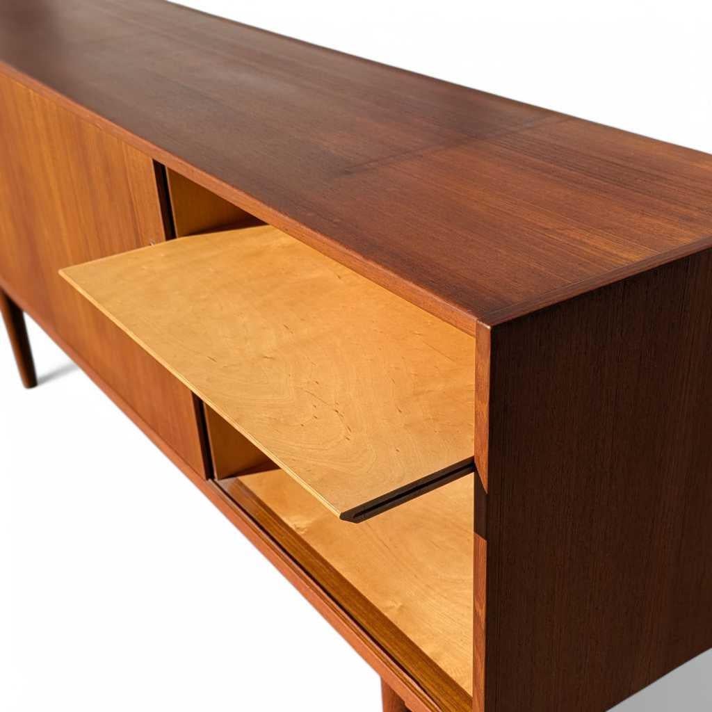 Troeds Trio Sideboard & Hutch by Nils Jonsson – Mid Century Modern Teak Credenza For Sale 5
