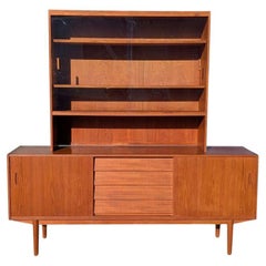 Troeds Trio Sideboard & Hutch von Nils Jonsson - Mid Century Modern Teak Credenza