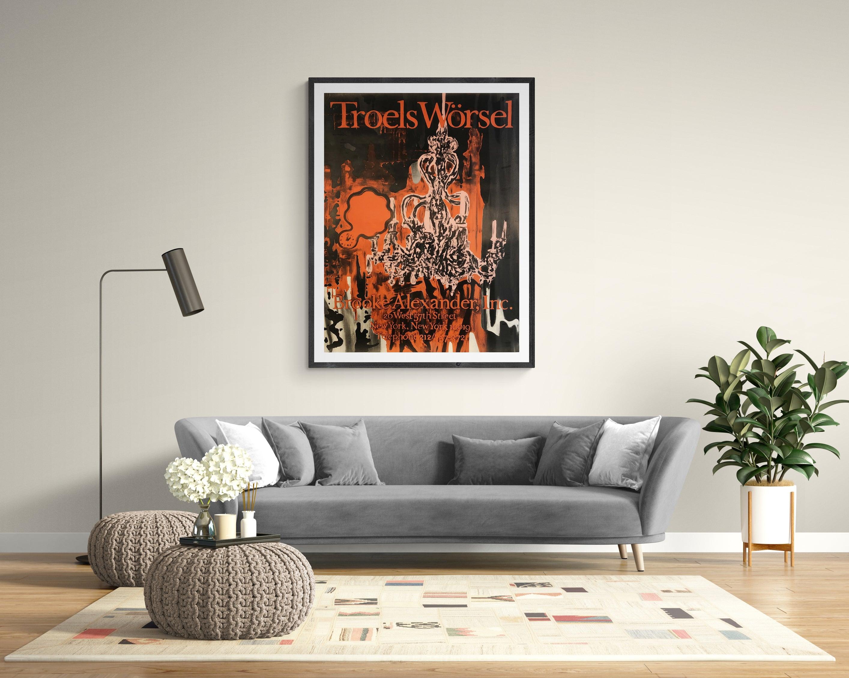 At Brooke Alexander - Print by Troels Worsel
