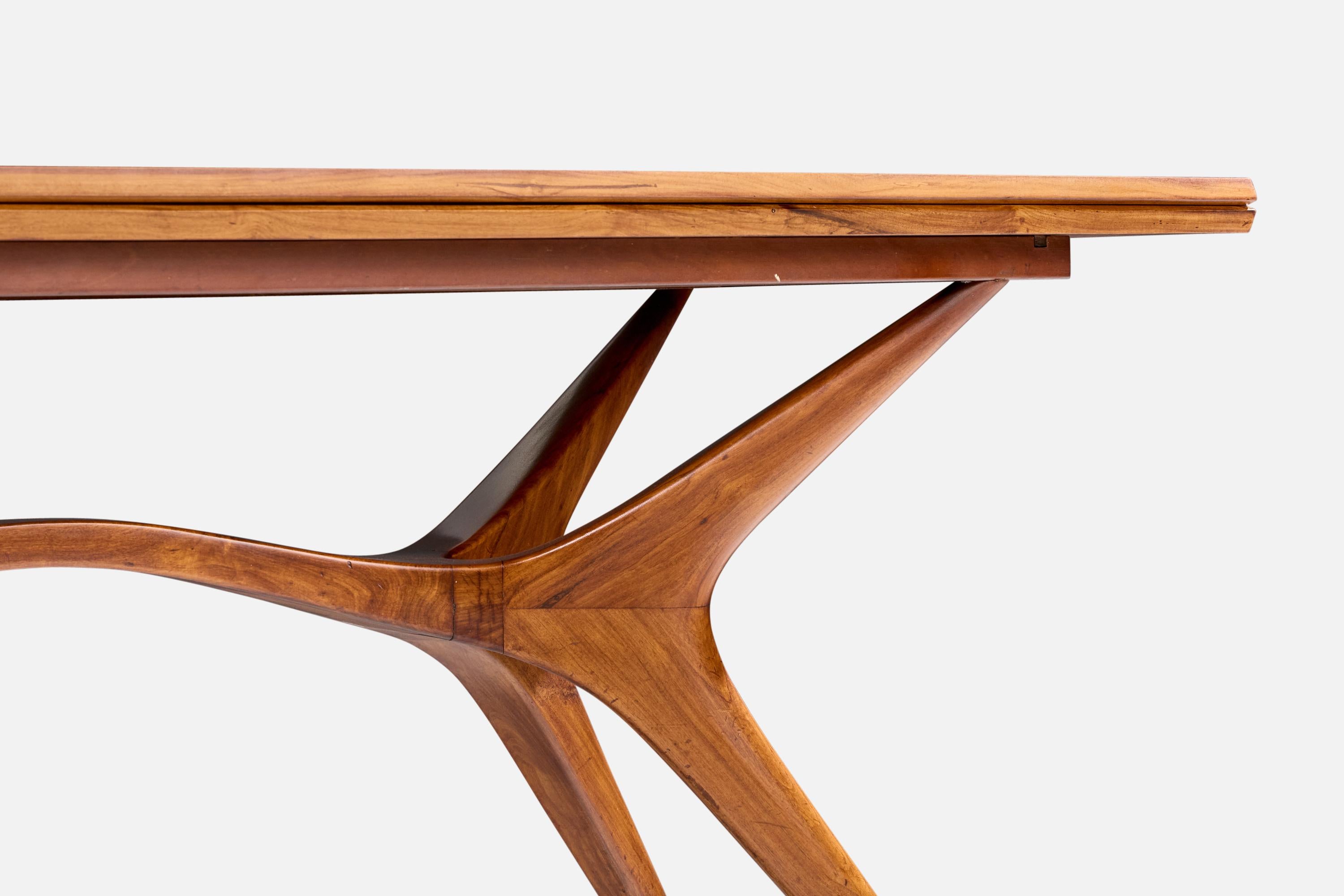 Trofelli & Favaro, Flip-top Console Table, Wood, Brazil, 1950s For Sale 6