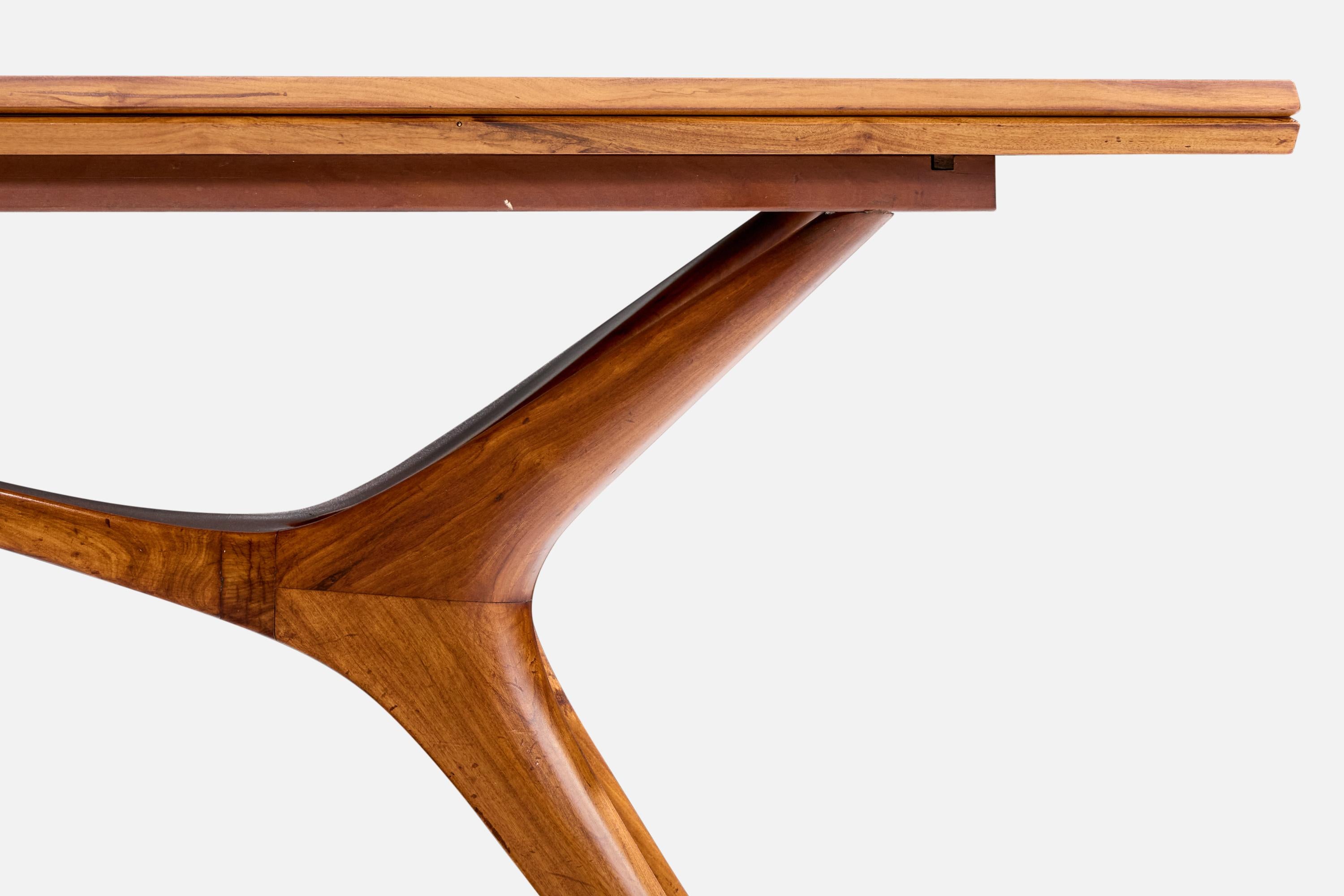 Trofelli & Favaro, Flip-top Console Table, Wood, Brazil, 1950s For Sale 7
