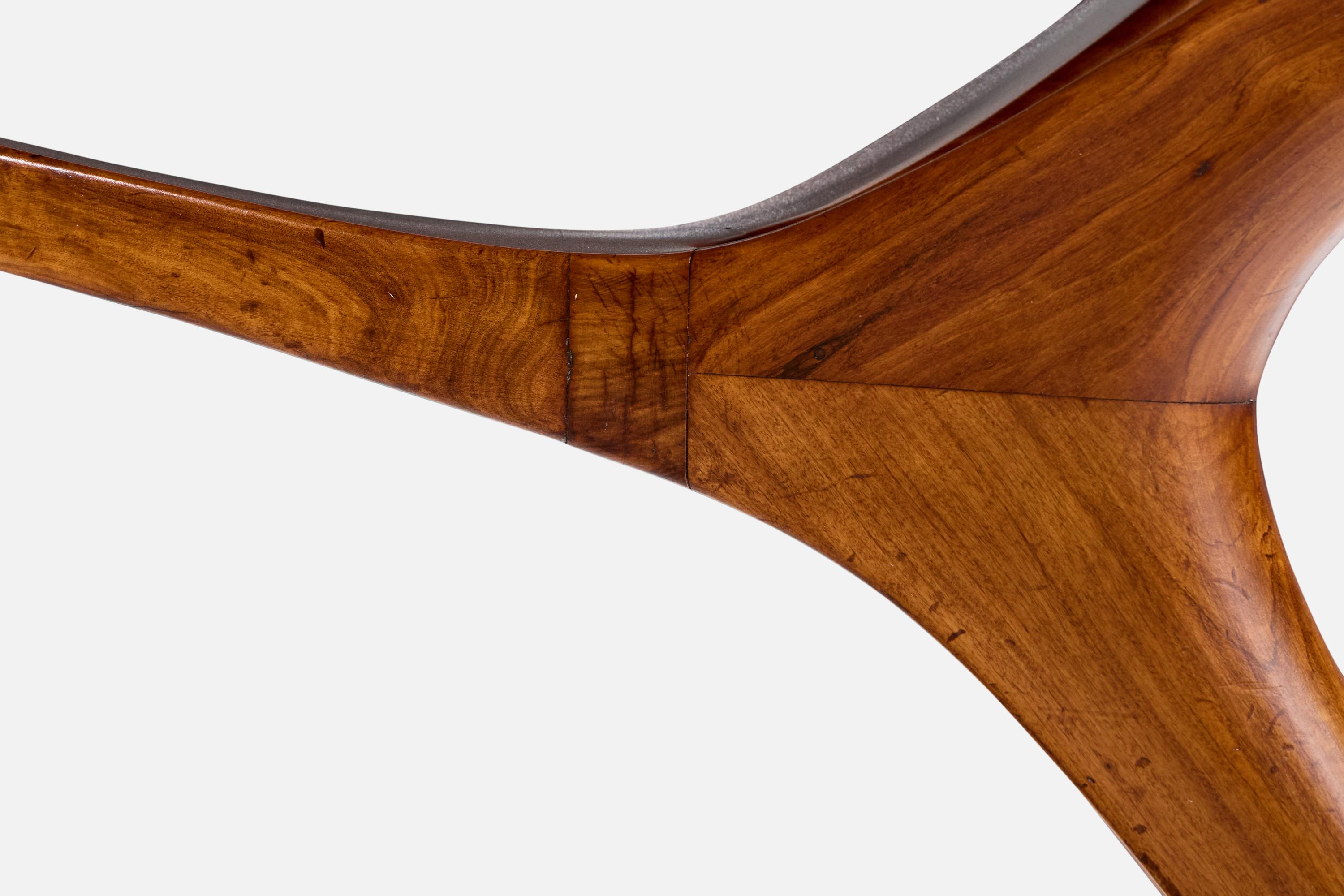 Trofelli & Favaro, Flip-top Console Table, Wood, Brazil, 1950s For Sale 8