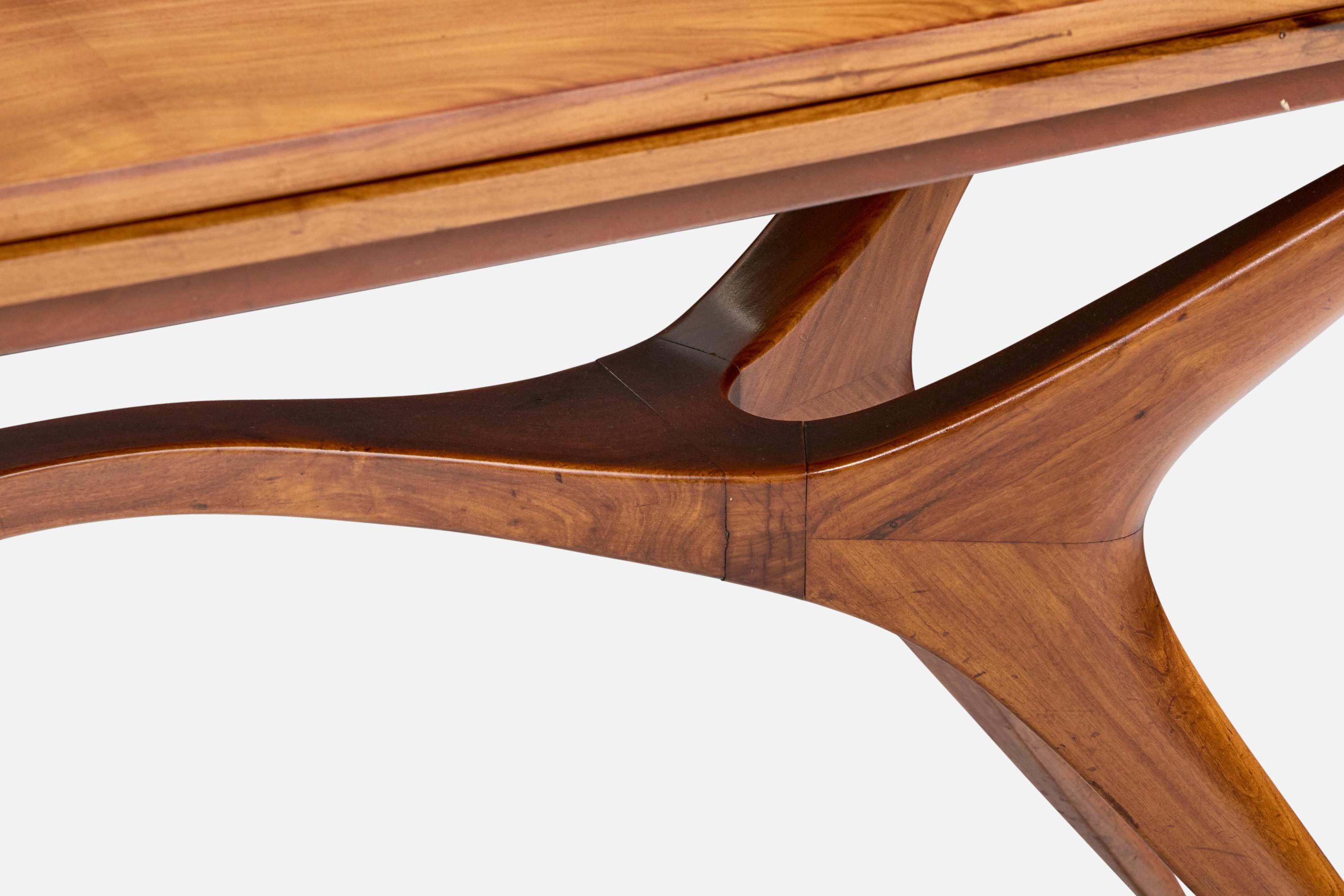 Trofelli & Favaro, Flip-top Console Table, Wood, Brazil, 1950s For Sale 9