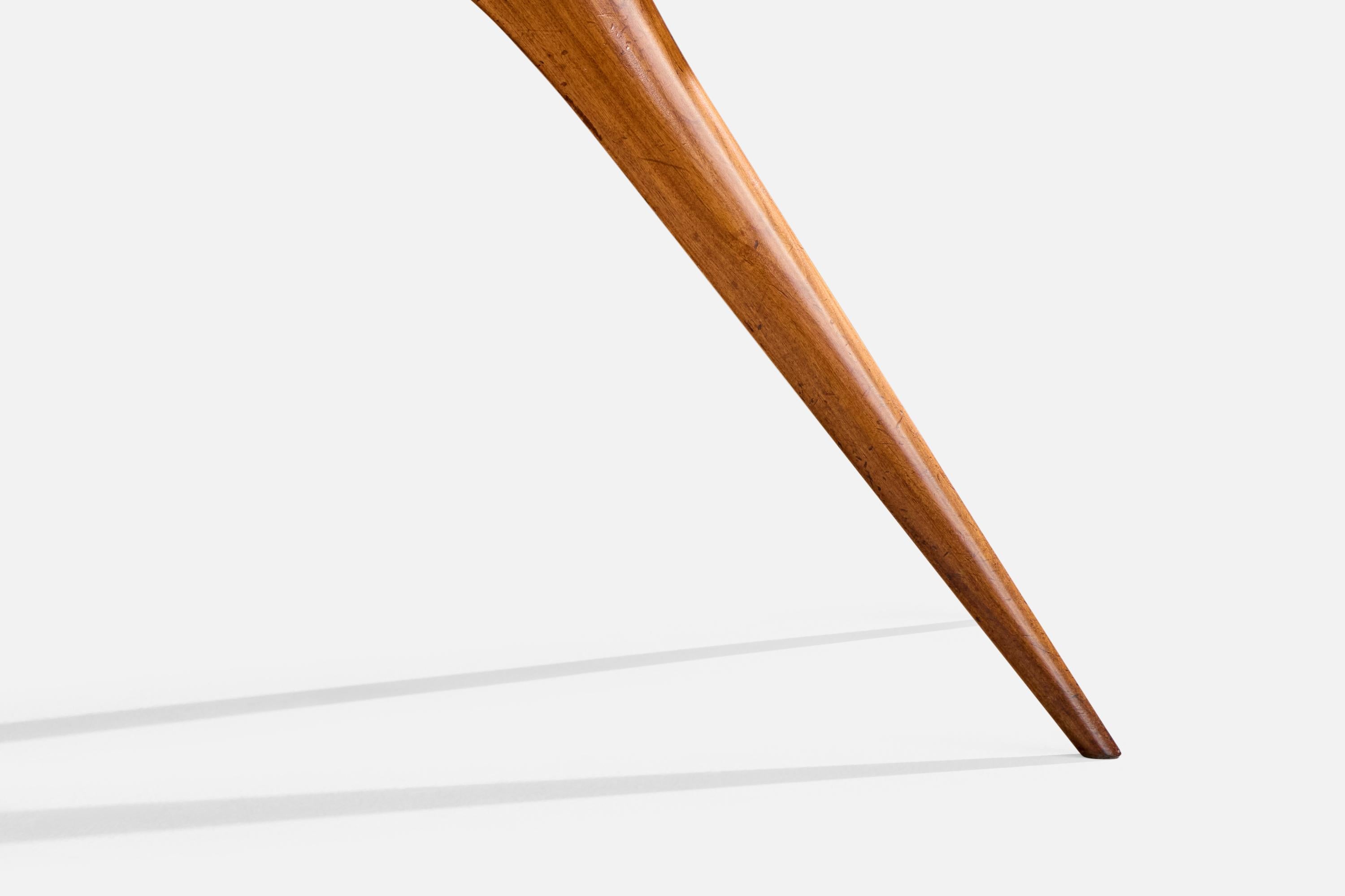 Trofelli & Favaro, Flip-top Console Table, Wood, Brazil, 1950s For Sale 12