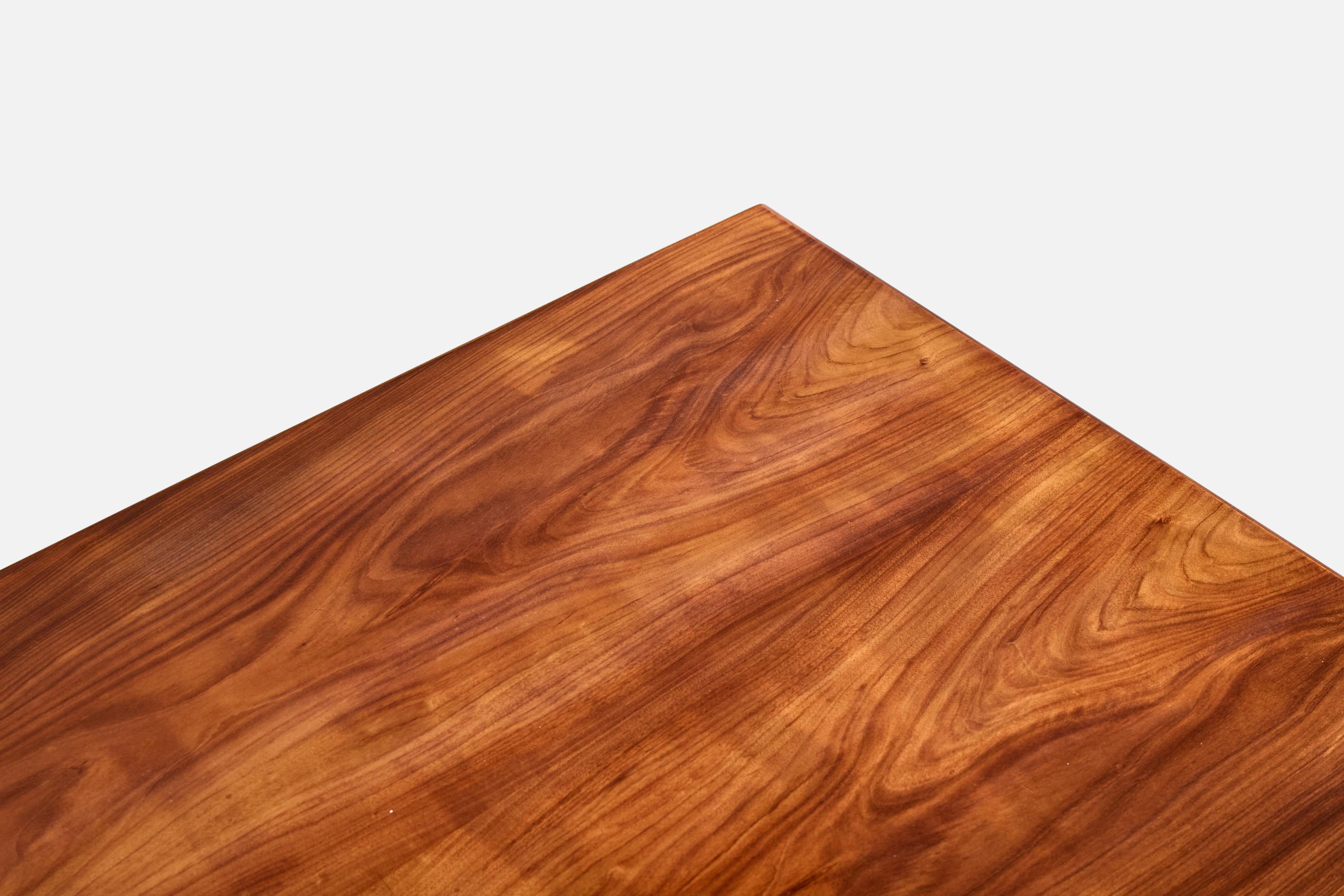 Trofelli & Favaro, Flip-top Console Table, Wood, Brazil, 1950s For Sale 2