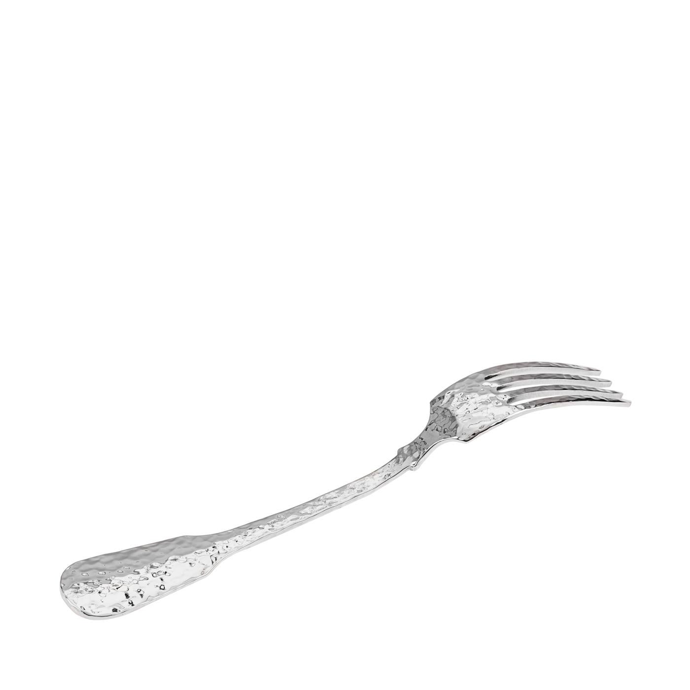 Italian Troiana Sterling Silver Fork + Knife Set for Two