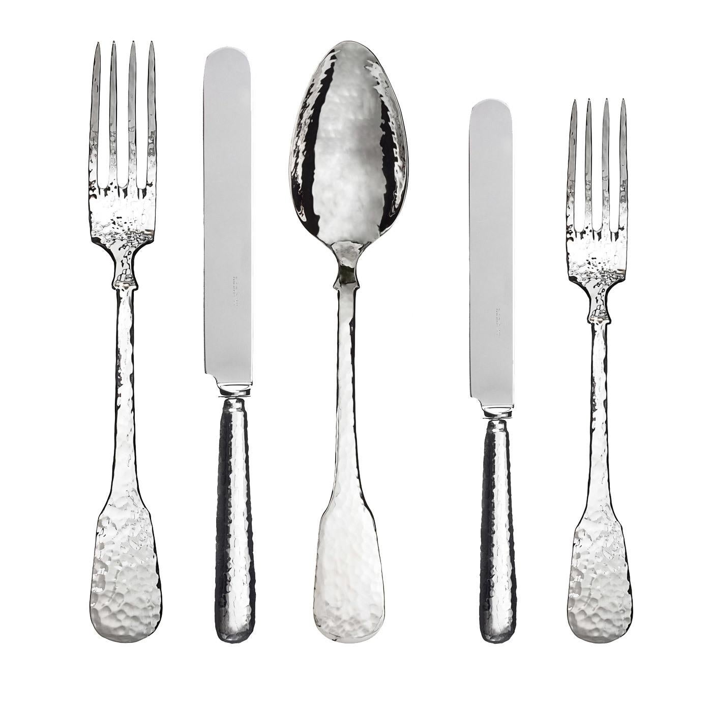 Troiana Sterling Silverware Set for Two For Sale at 1stDibs