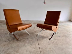 Troika Lounge Chairs Model by Pierre Guariche and Paul Geoffroy for Airborne