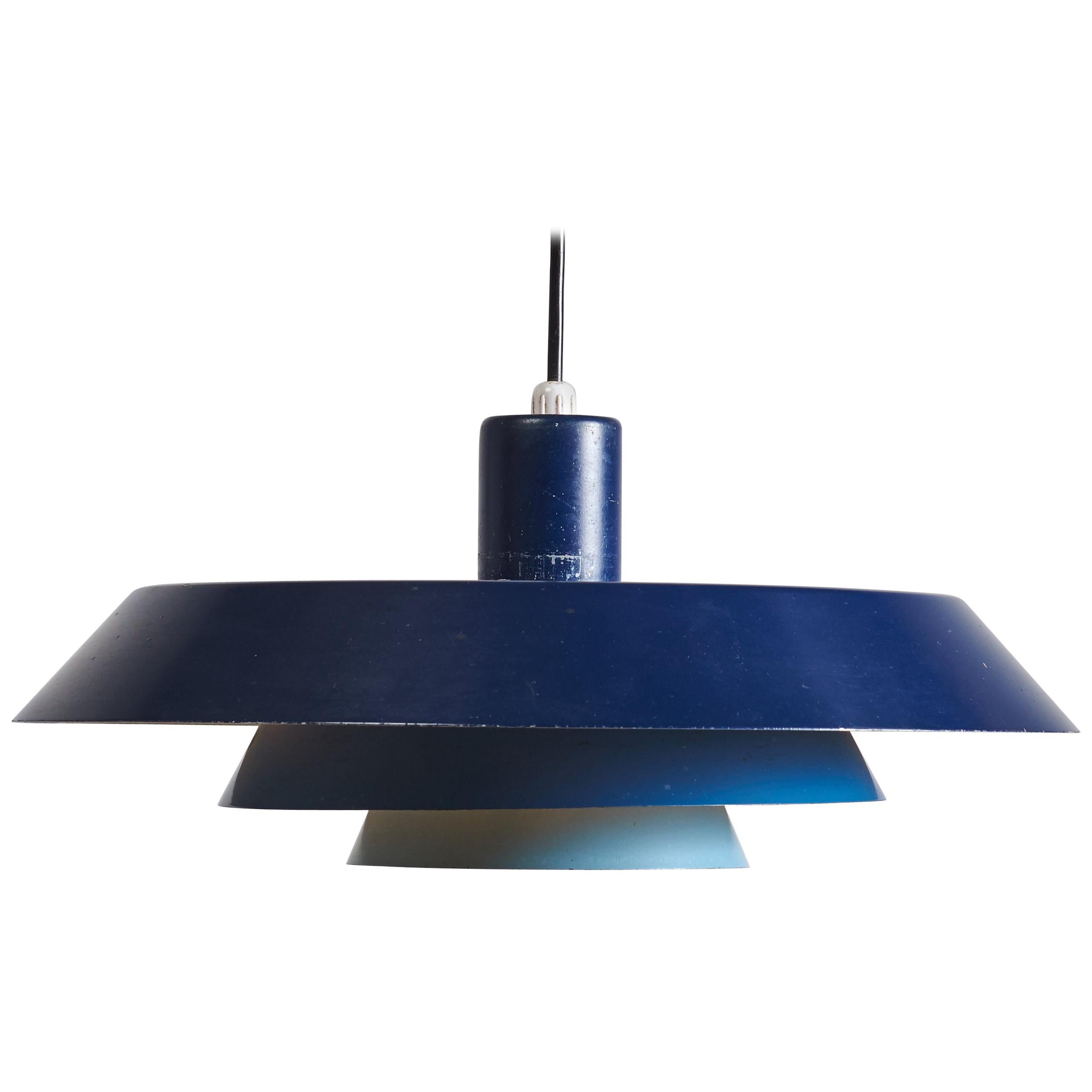 Troika Pendant Lamp by Bent Karlby for Lyfa, 1960s im Angebot