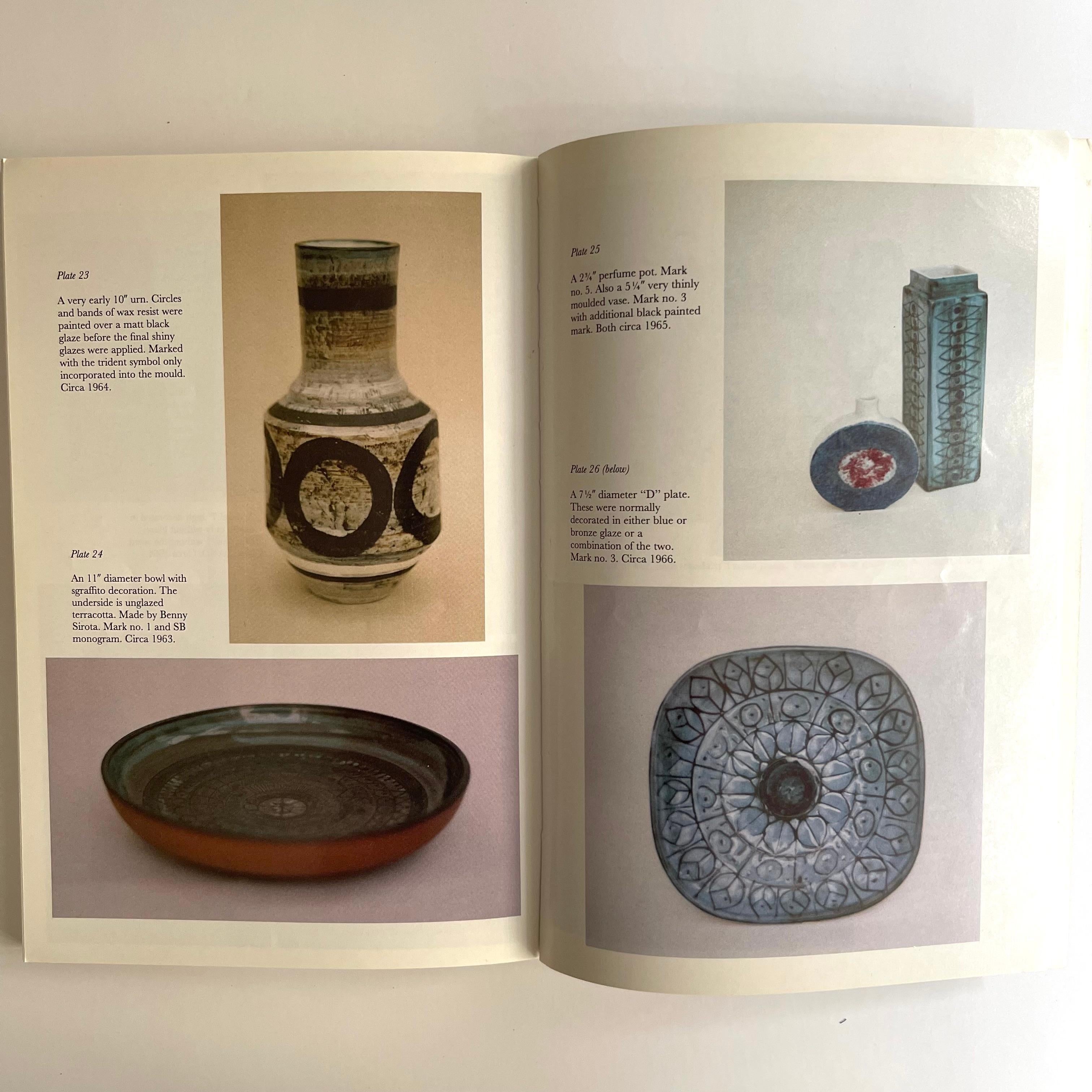 A very scarce paperback as issued of Carol Cashmore’s authoritative history of the famous Troika Pottery in St Ives, Cornwall. An importance reference book that explains the begins and and details artists marks.Condition: Near Fine/ Near Fine