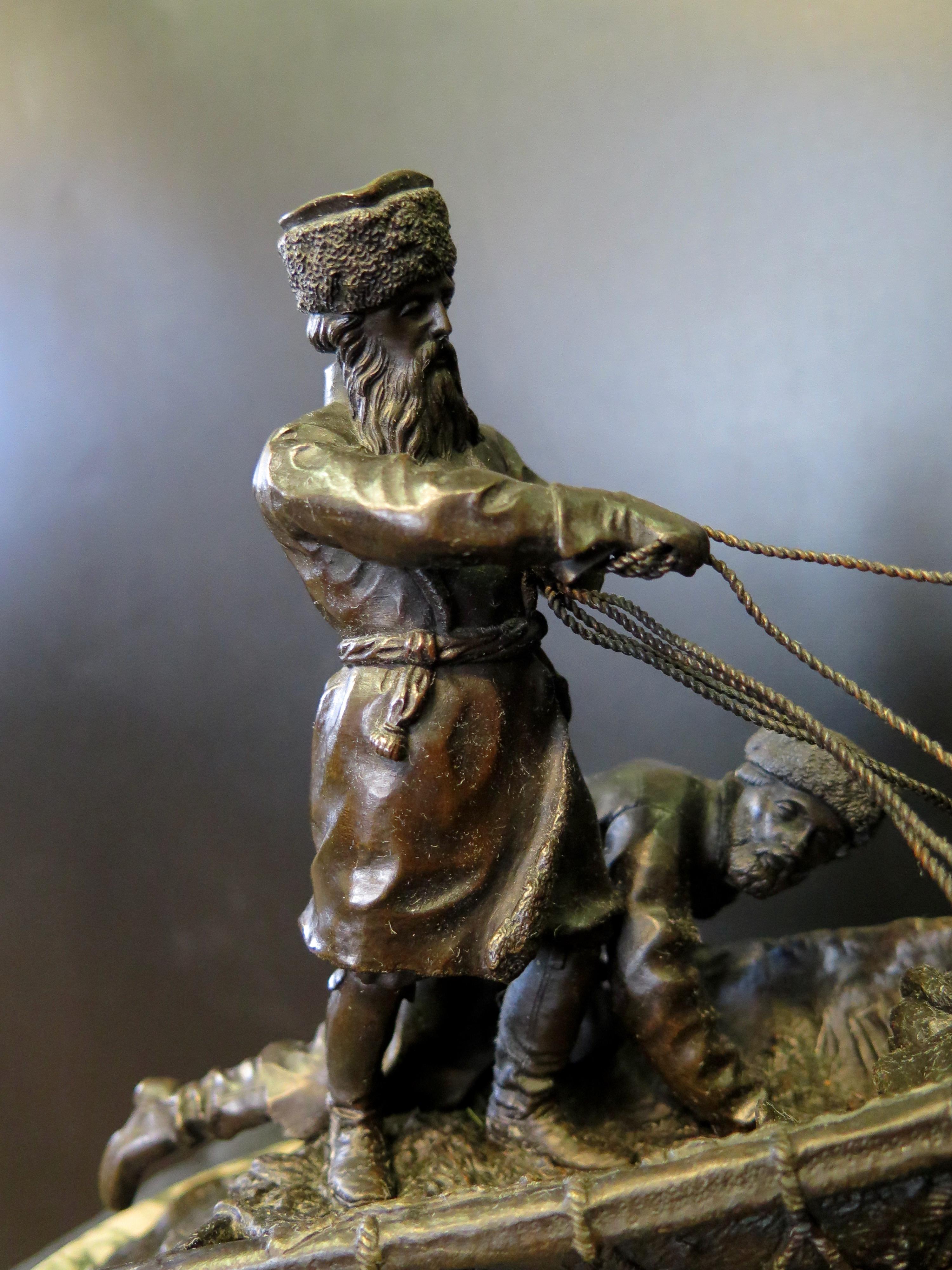 European Troika, Russian Bronze For Sale
