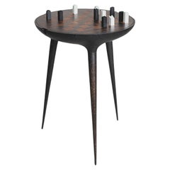 Trojan XXI Schachtisch & Set (Schwarz)