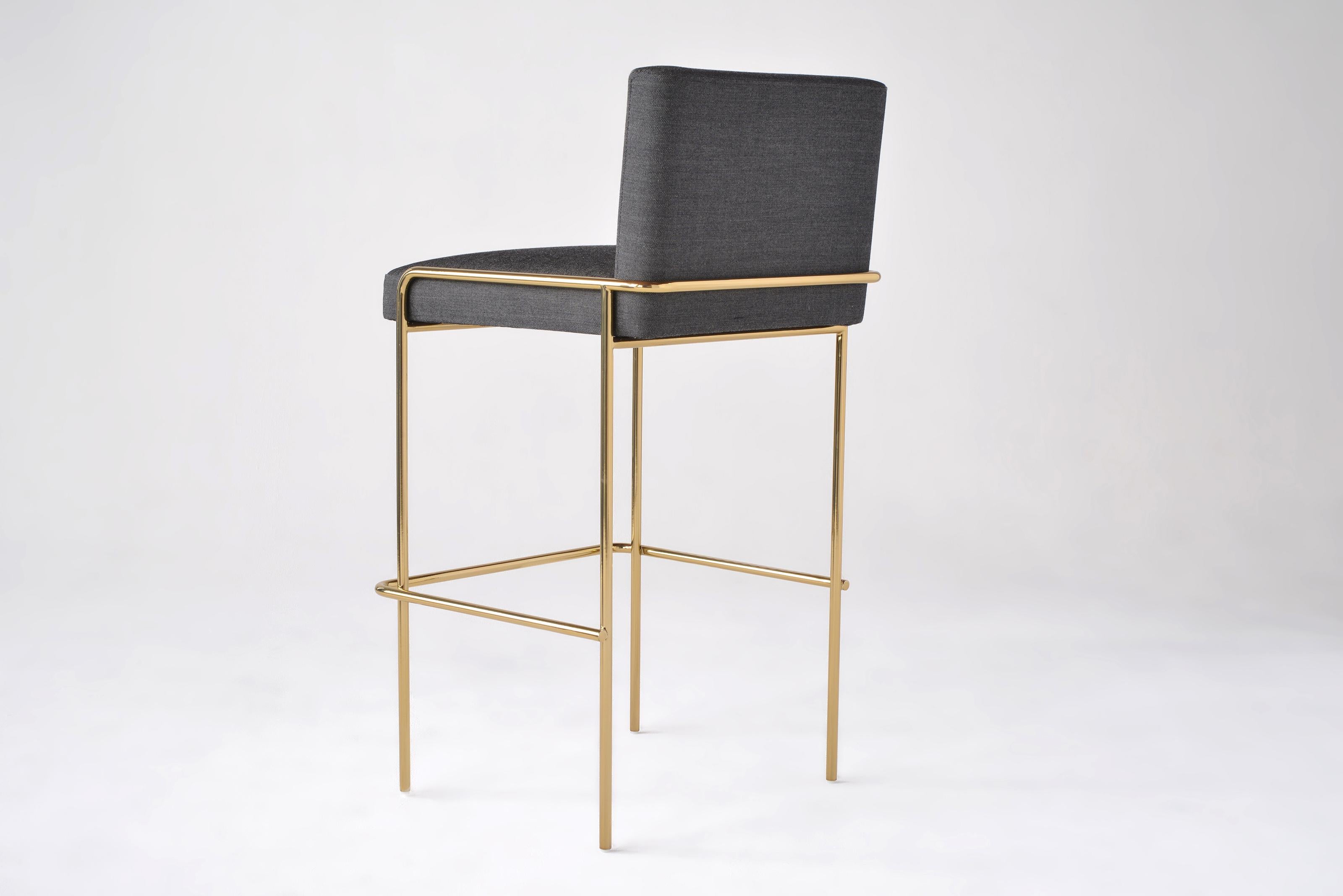 Américain Tabouret de bar de chariot de Phase Design en vente