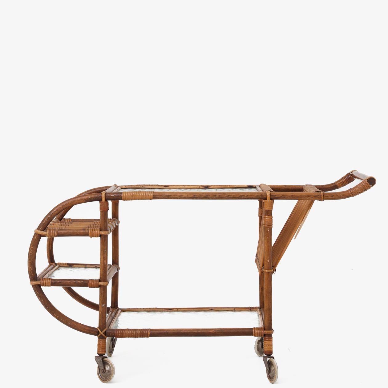 Rattan Trolley by R. Wengler