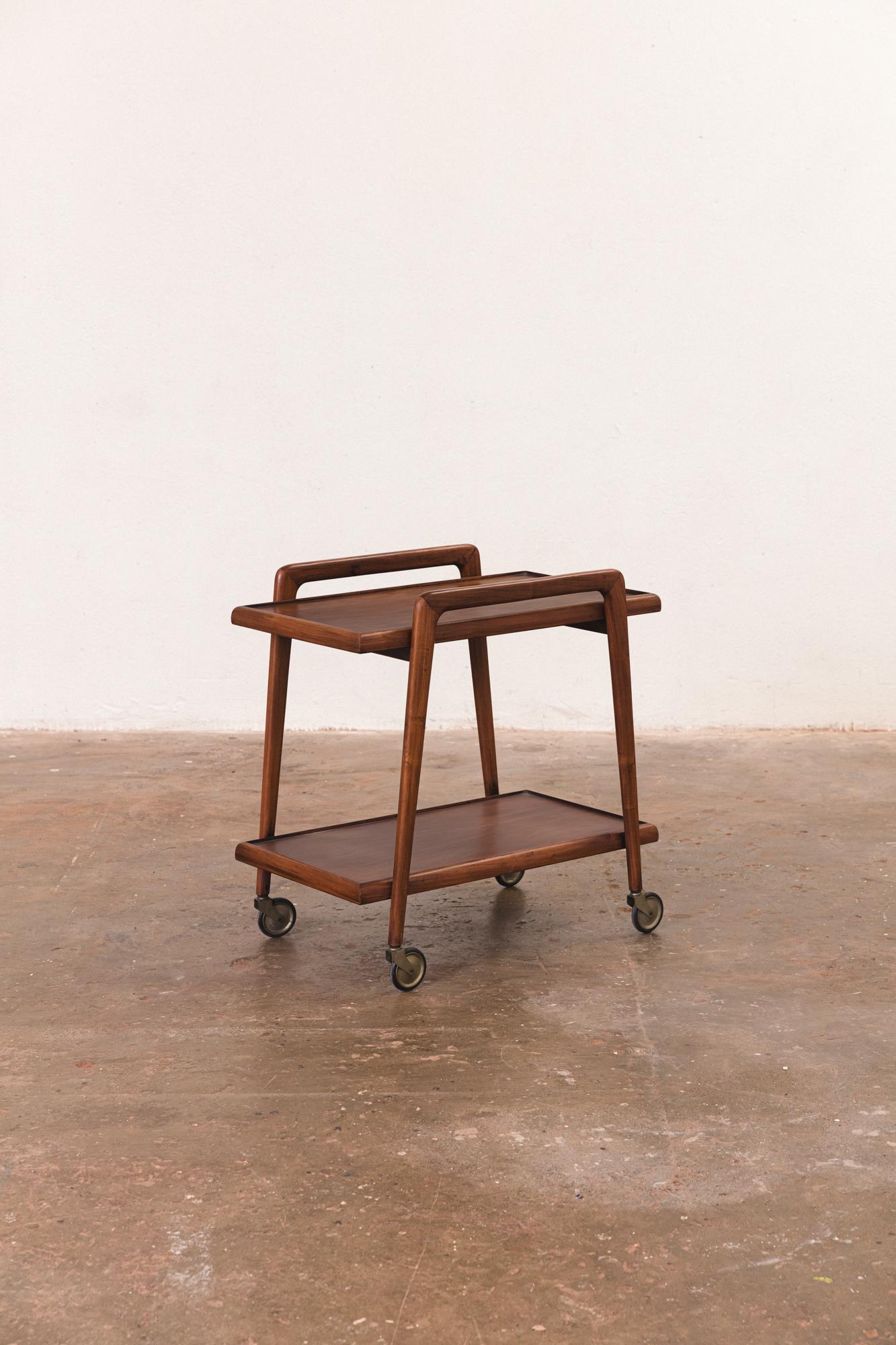 Mid-Century Modern Trolley by Tapeçaria Schulz For Sale