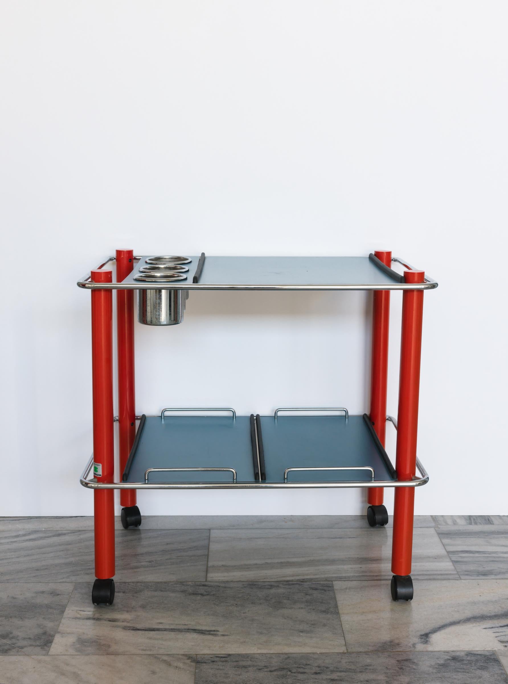 Trolley / cart by Bieffeplast Padova 1970s For Sale 1