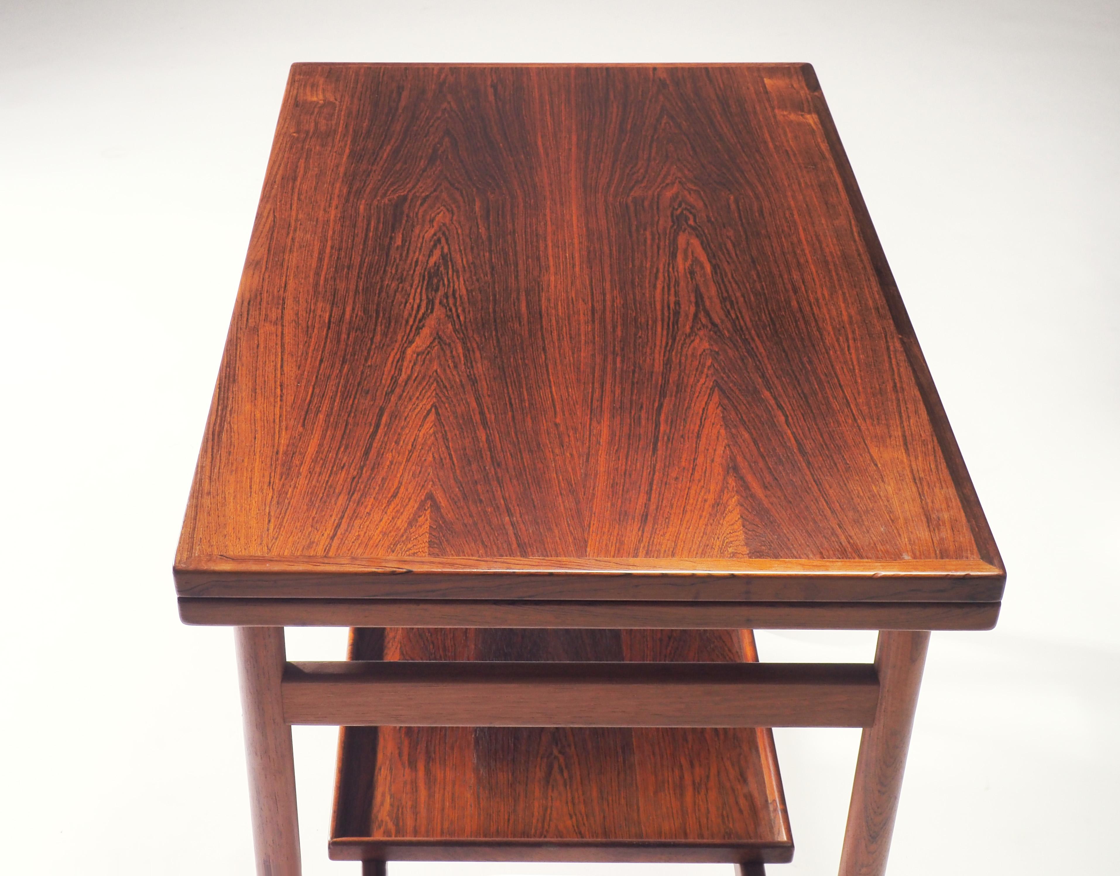 Danish Trolley in Rosewood and Formica by Kurt Östervig, Produced by Jason, Denmark For Sale