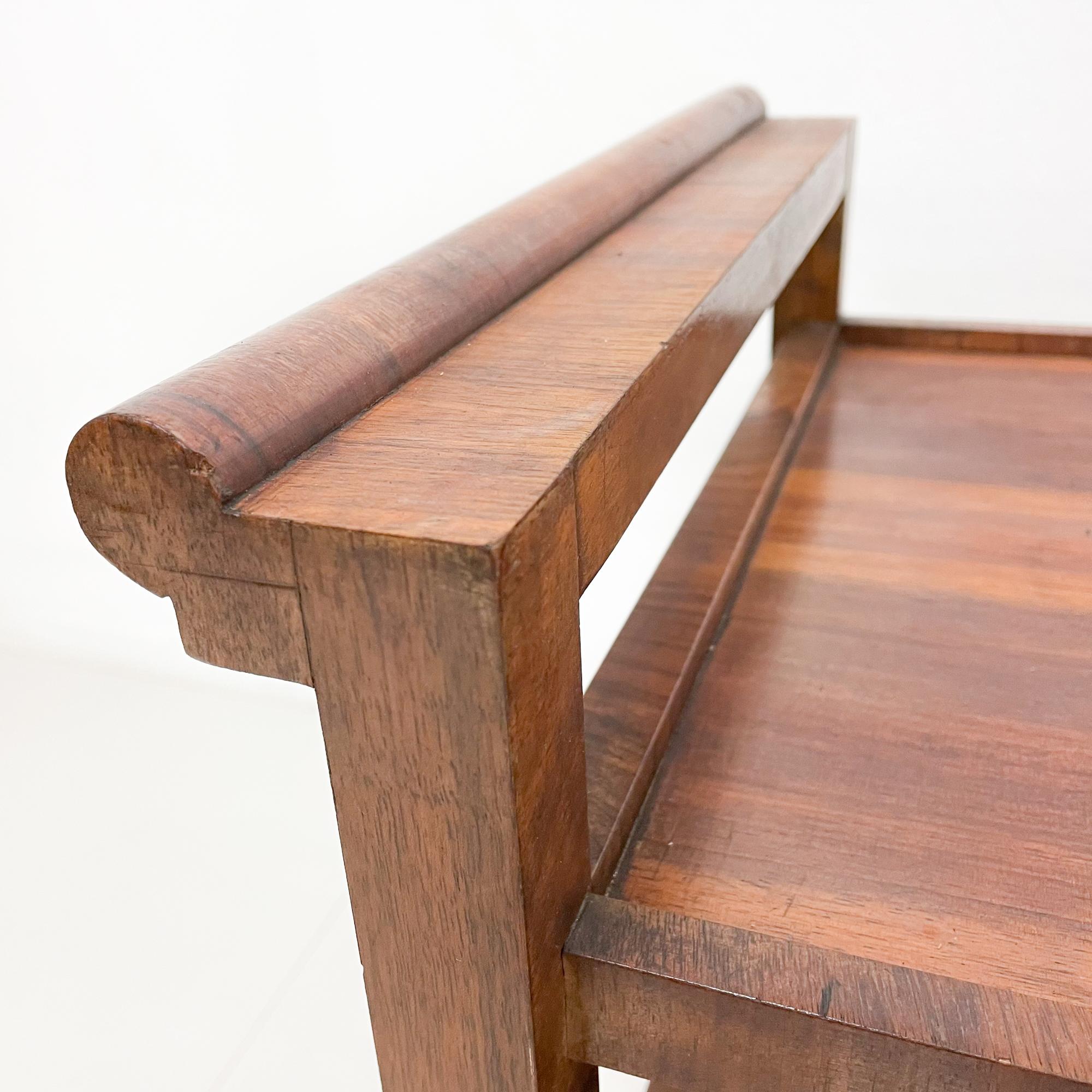 Trolley Service Bar Cart or Bakery Table in Rosewood Art Deco Period In Good Condition In Chula Vista, CA