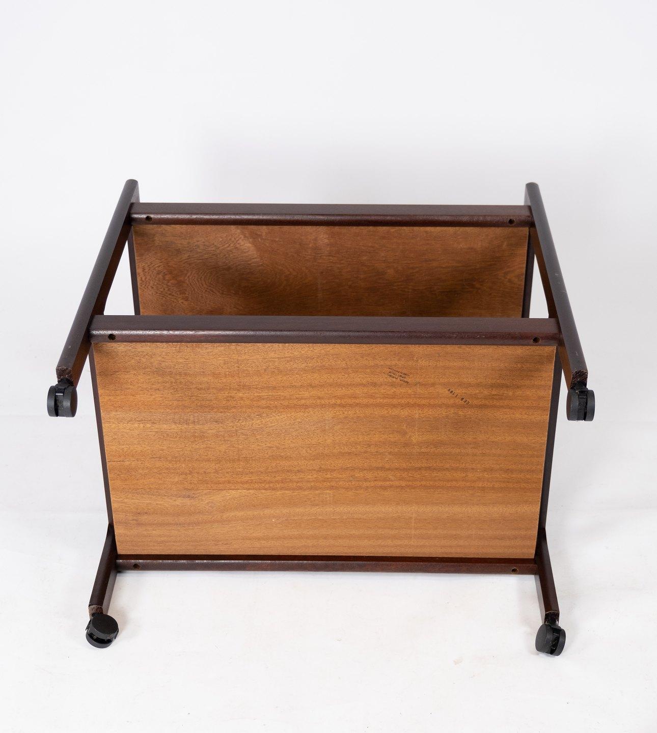 Trolley Table Made In Mahogany, Danish Design From 1960s For Sale 3