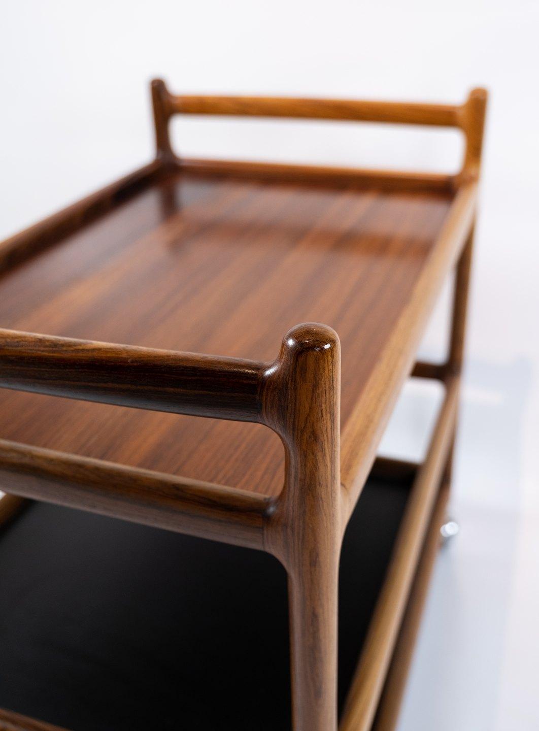 Trolley Table in Rosewood Designed by Johannes Andersen, 1960s 1