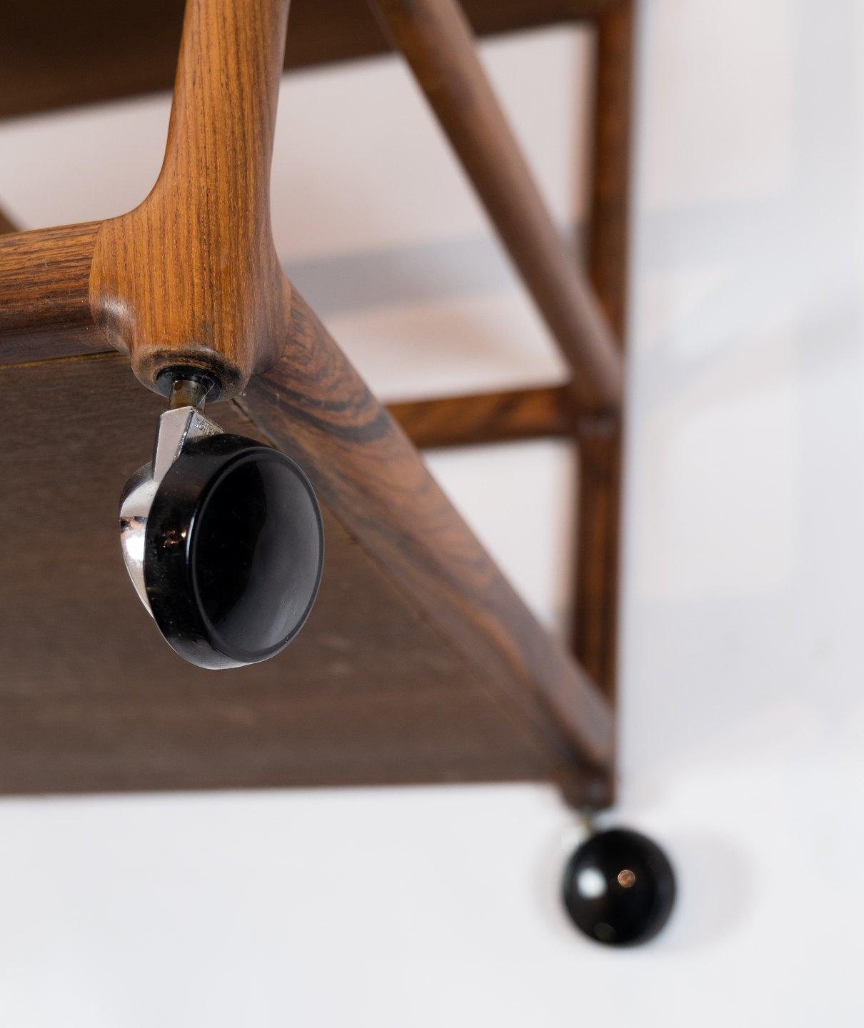 Trolley Table in Rosewood Designed by Johannes Andersen, 1960s 3