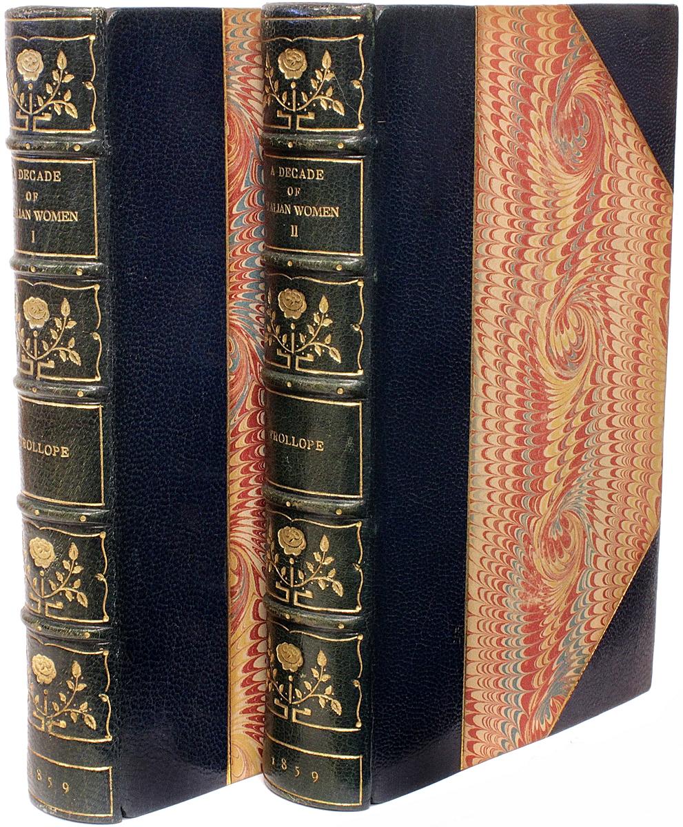 Author: TROLLOPE, T. Adolphus. 

Title: A Decade of Italian Women.

Publisher: London: Chapman & Hall, 1859.

Description: First Edition. 2 vols., 7-15/16