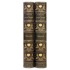 Trollope, A Decade of Italian Women, First Edition, 2 Vols. 1859 Leather Bound!