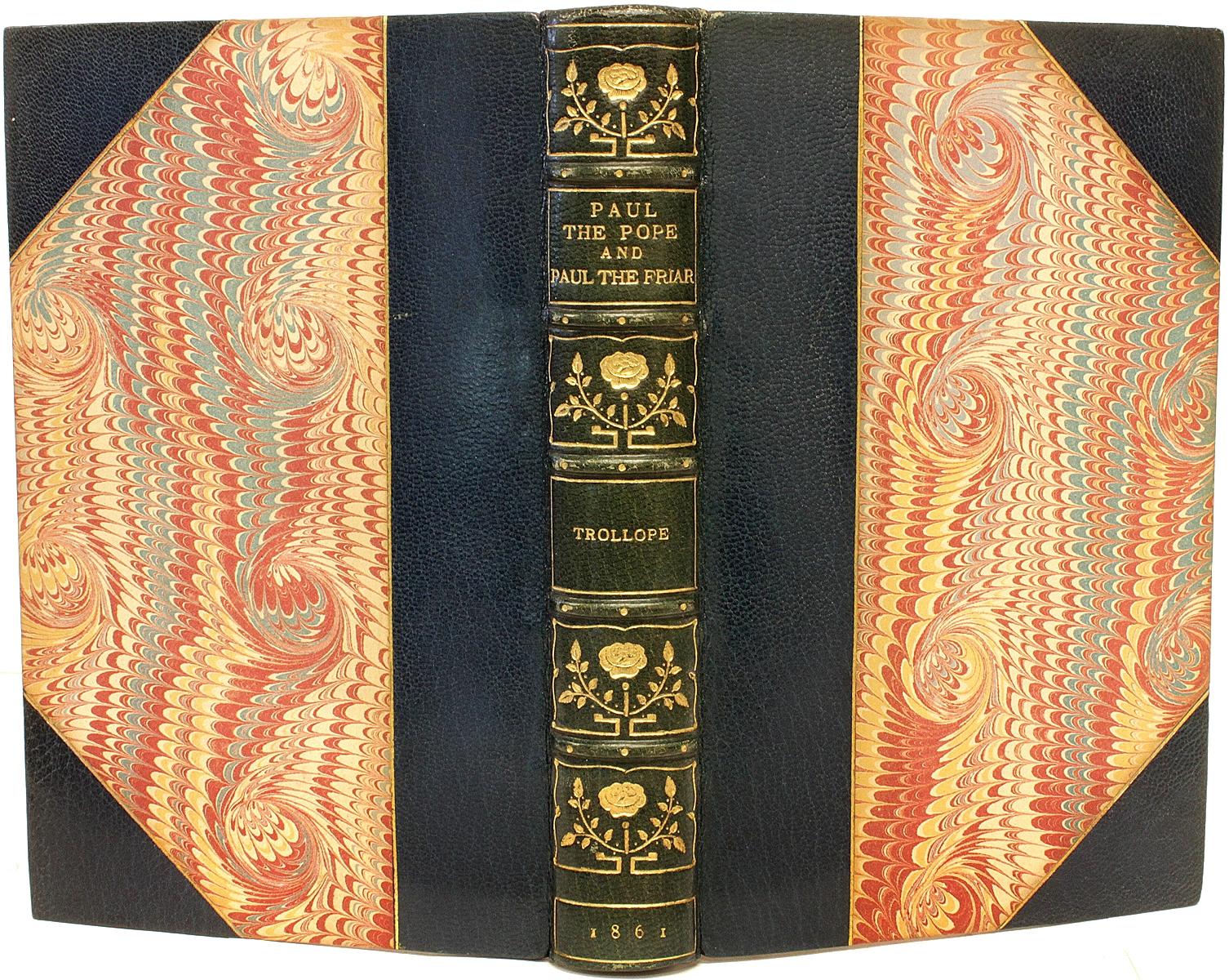 Milieu du XIXe siècle Trollope, Paul le Pope et Paul le Friar, première édition reliée en cuir en 1861 en vente