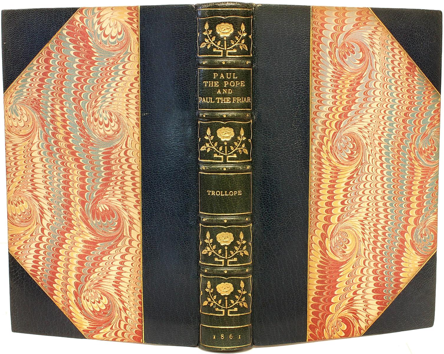 Mid-19th Century Trollope, Paul the Pope & Paul the Friar, First Edition 1861 Leather Bound! For Sale