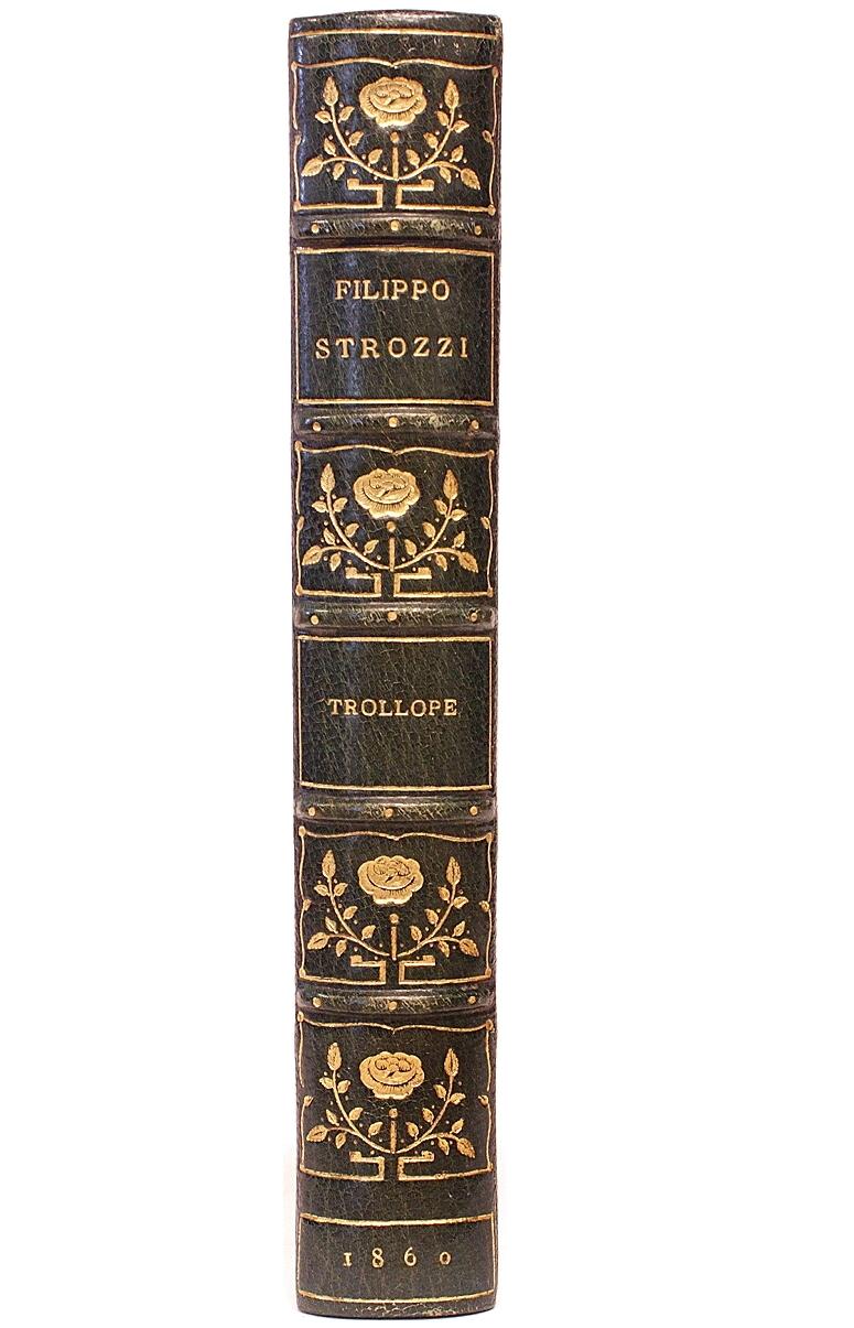 Trollope, T. Adolphus, Filippo Strozzi, première édition, 1860 Livrée en cuir ! Bon état - En vente à Hillsborough, NJ