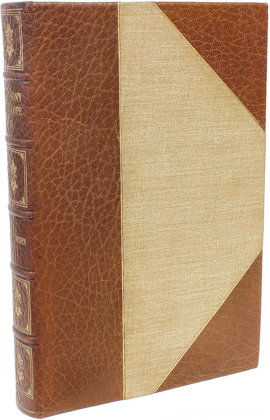 AUTOR: TROLLOPE, Anthony. 

TÍTULO: Las novelas de Barsetshire. Edición de la Cabeza de Shakespeare.

EDITOR: Stratford: Shakespeare Head Press, 1929.

DESCRIPCIÓN: EDICIÓN LIMITADA CON UN FRAGMENTO MANUSCRITO. 14 vols., 9-5/16